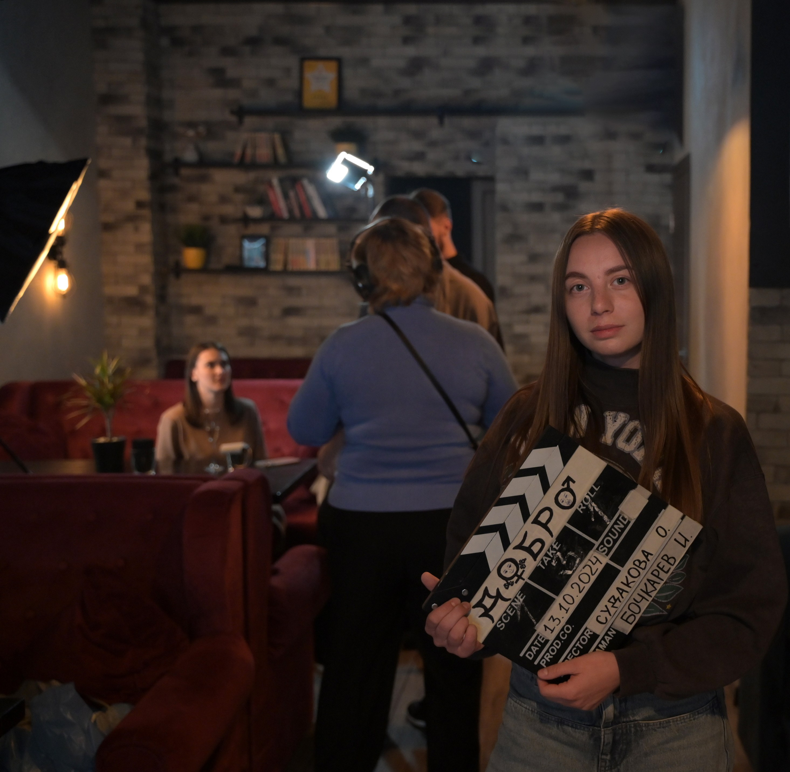 Съемка фильма «Добро». День второй. Портретный фотограф в Москве Казьмина Олеся