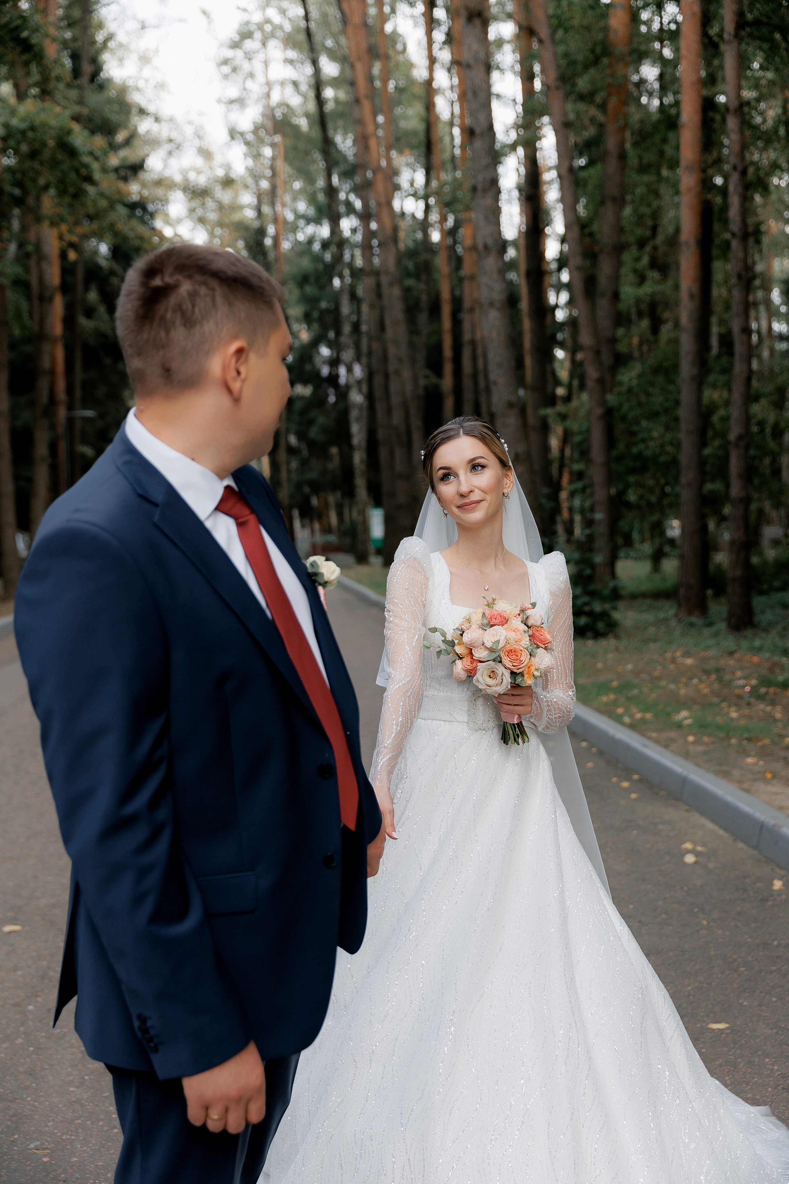 Анонс свадебных фотографий Максима и Ксении. Свадебный фотограф Домодедово Москва Катерина Алехина