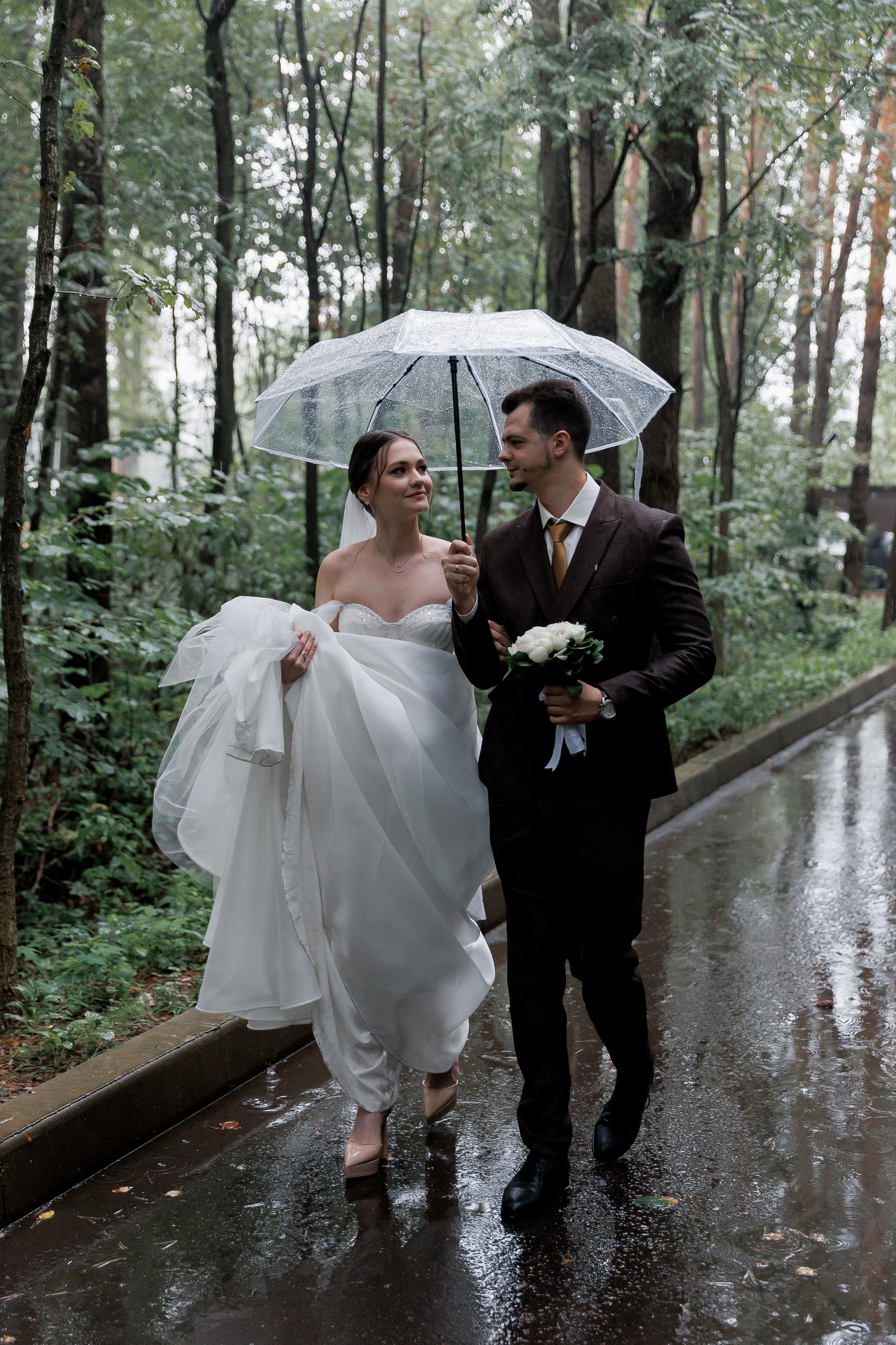 Анонс свадебных фотографий Дениса и Ксении. Свадебный фотограф Домодедово Москва Катерина Алехина