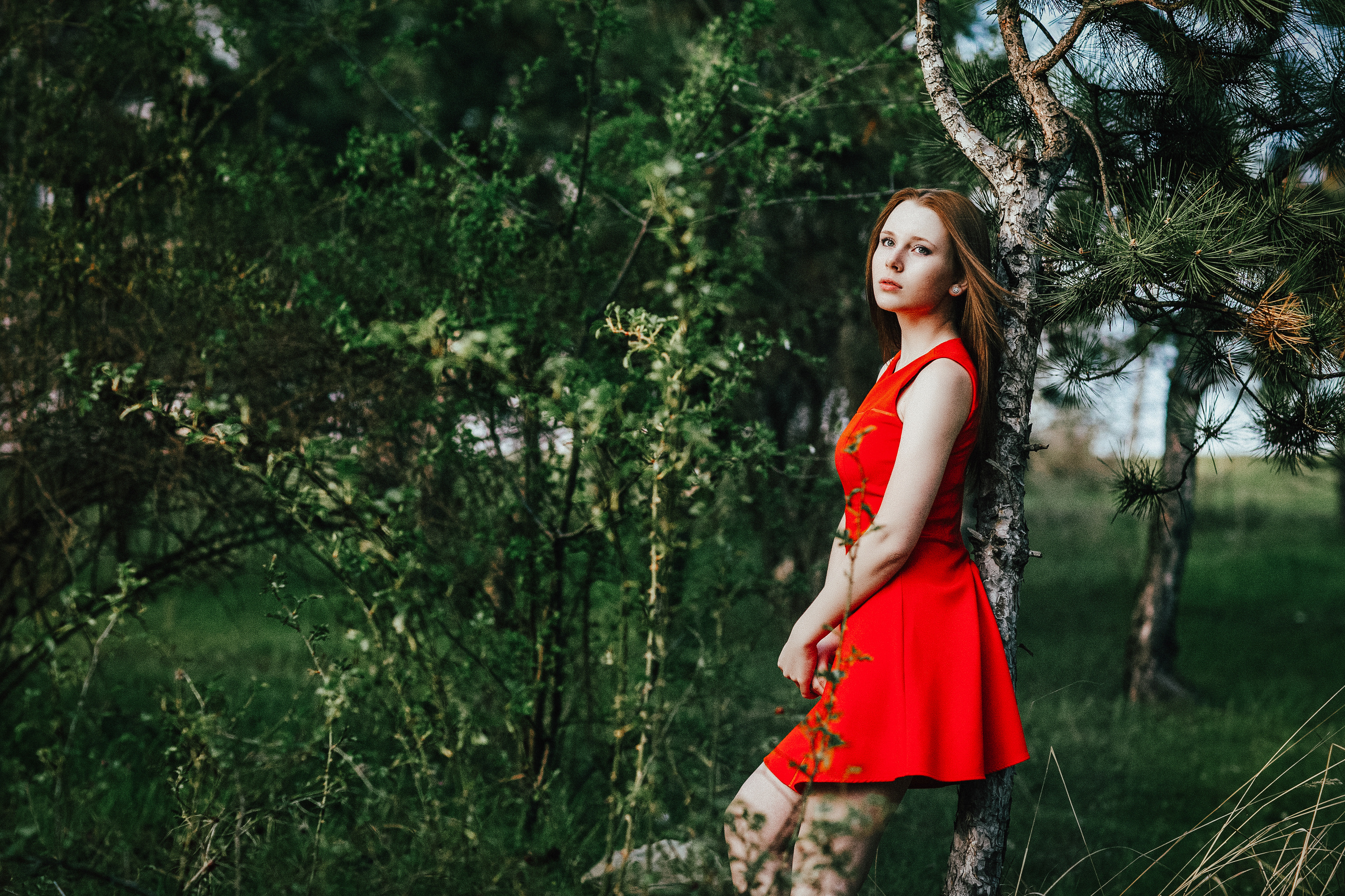 Портретная фотосессия на природе