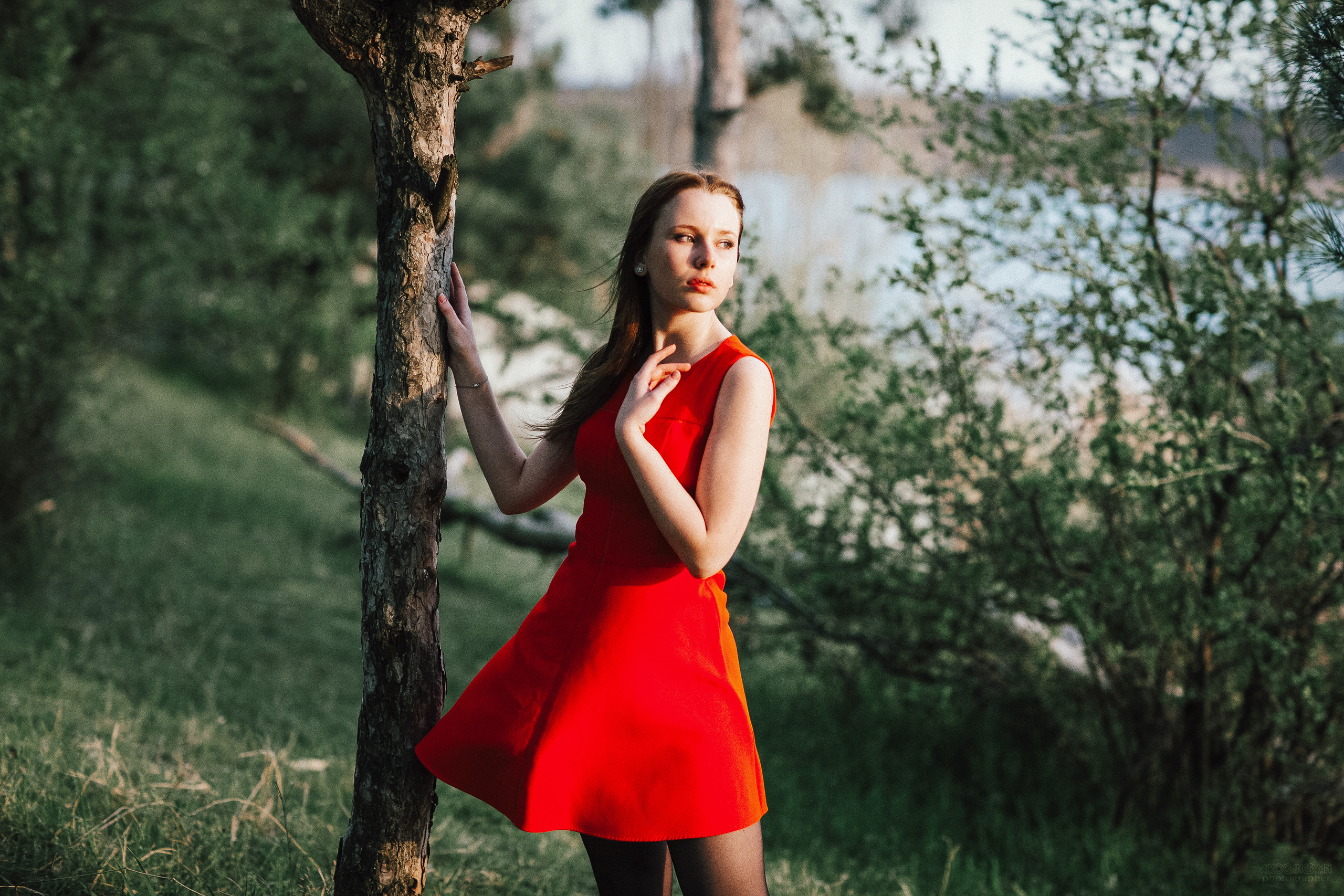 Портретная фотосессия на природе