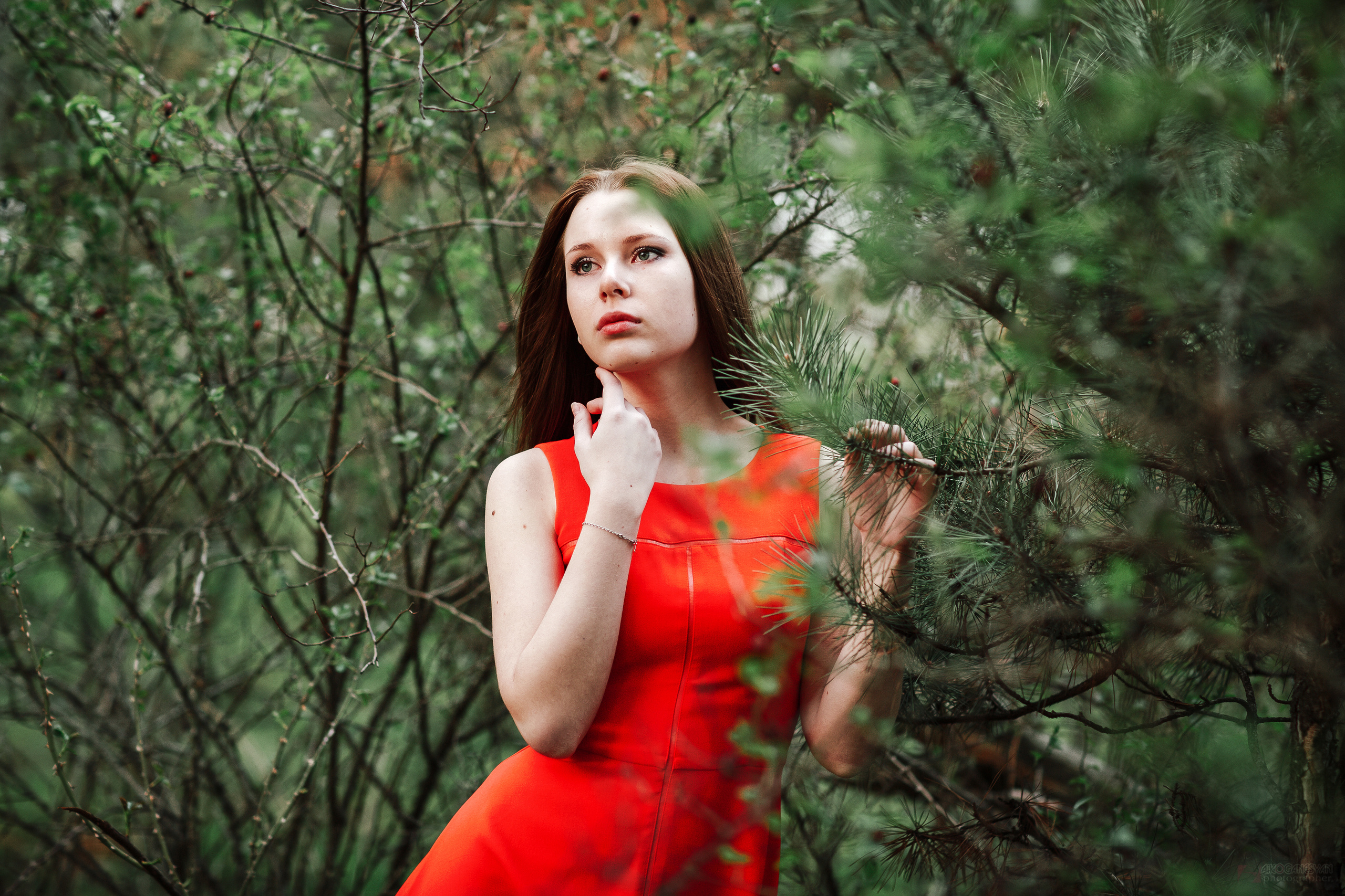 Портретная фотосессия на природе