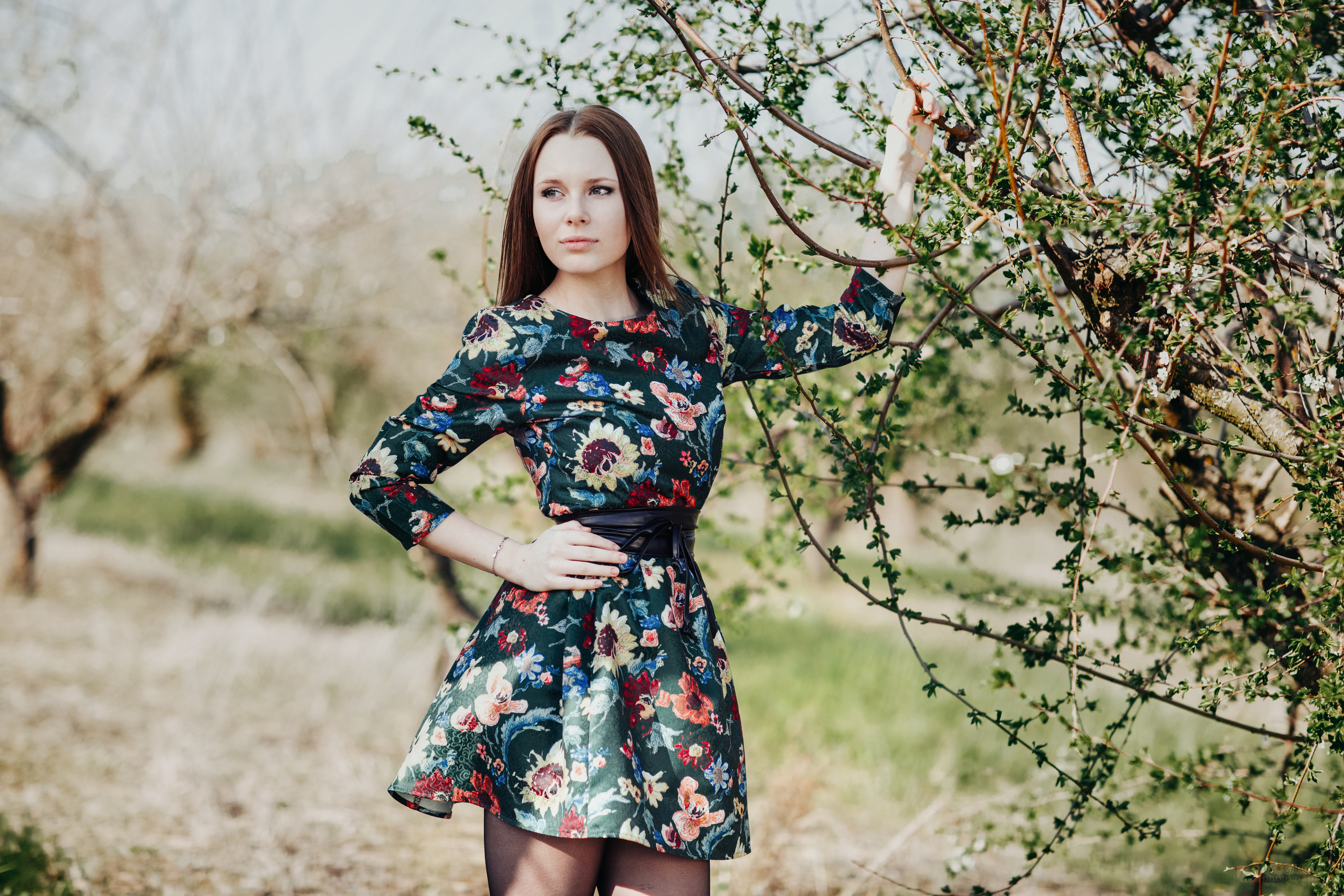 Портретная фотосессия на природе