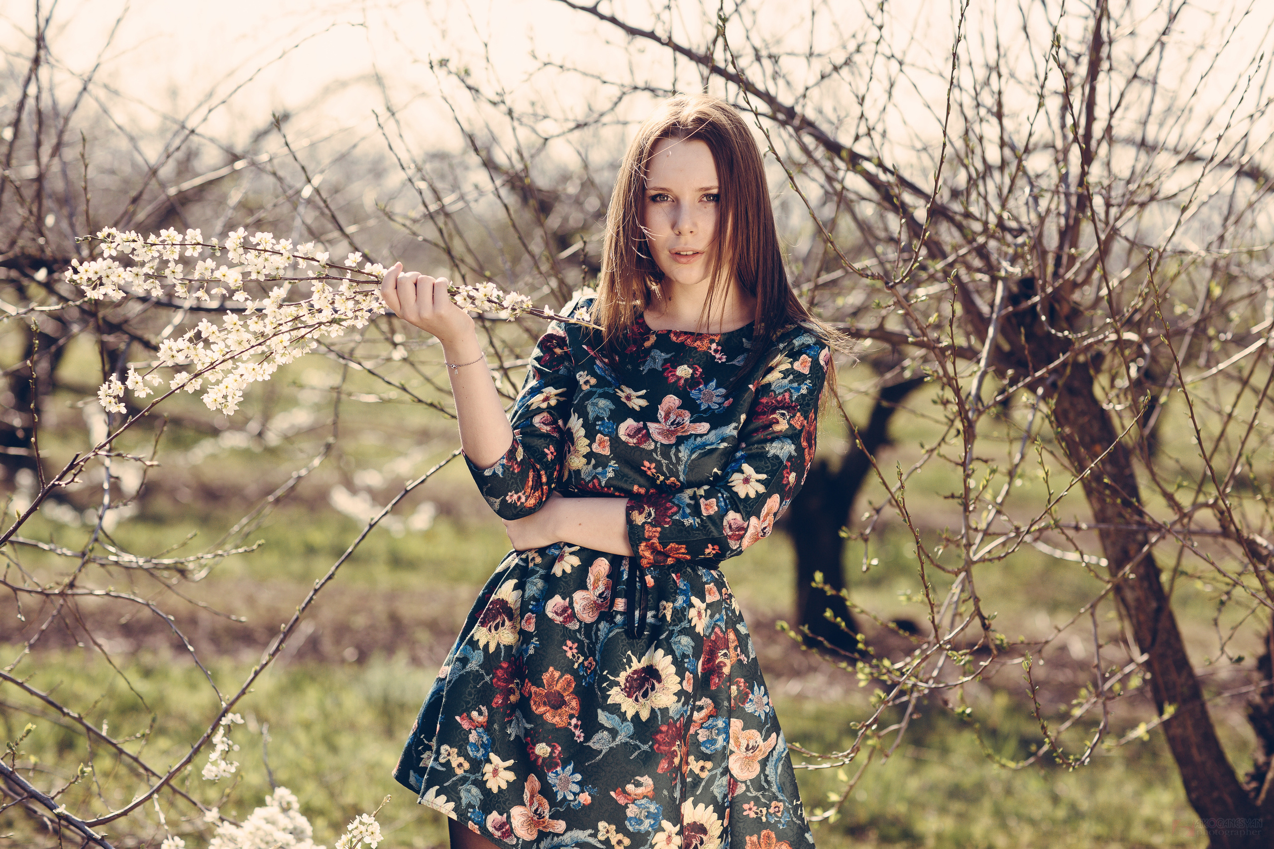 Портретная фотосессия на природе