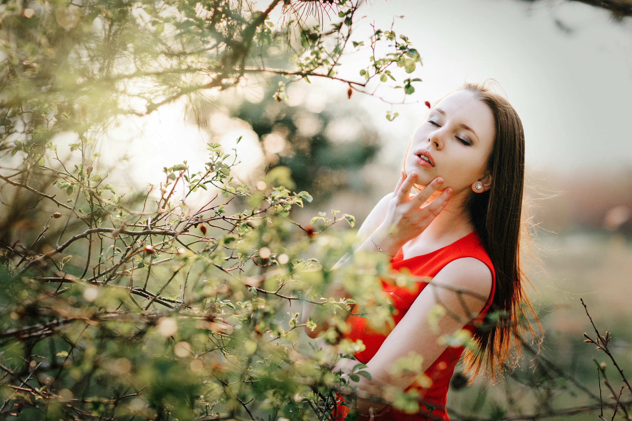 Портретная фотосессия на природе