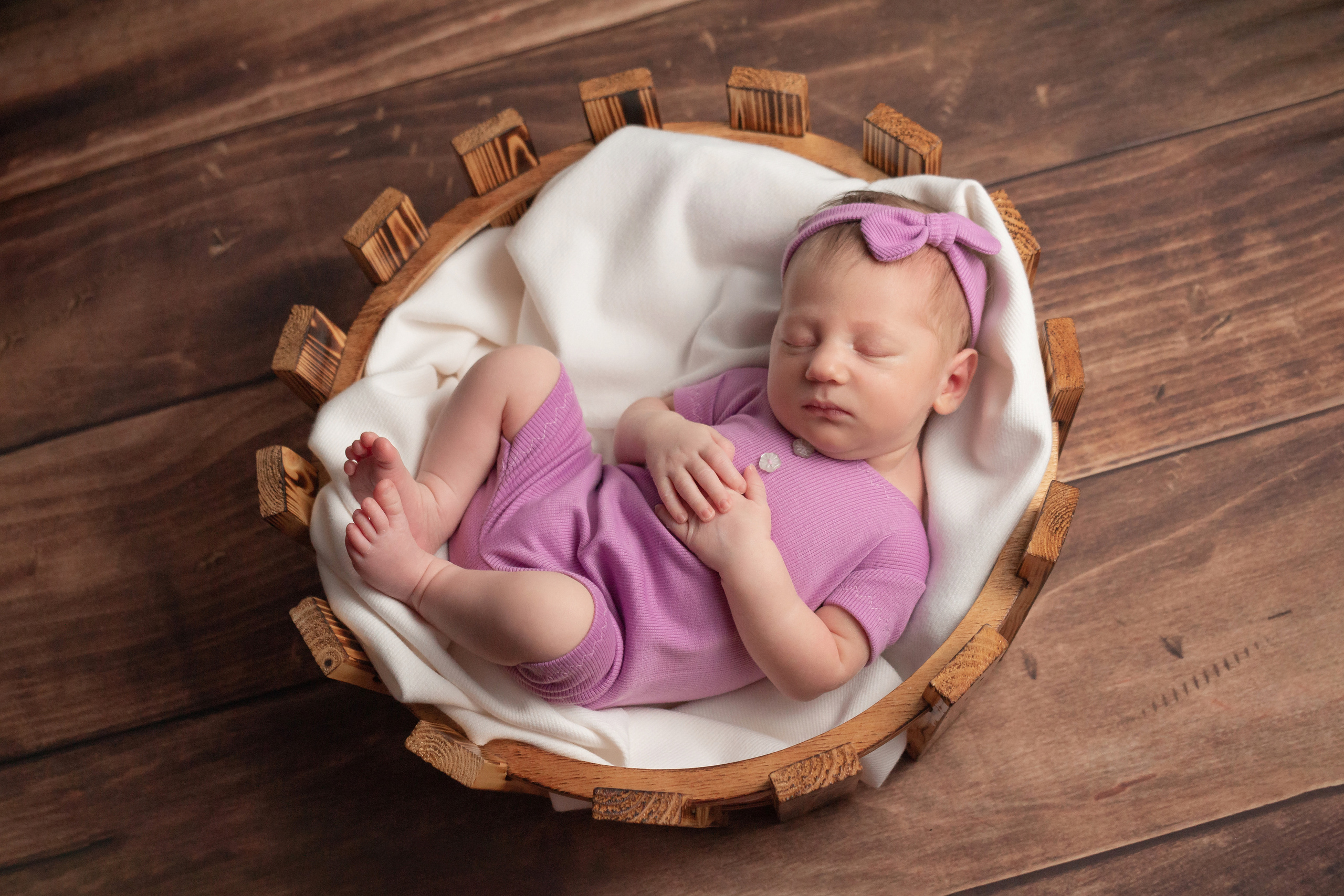 Классический стиль newborn. Фотограф новорождённых Анапа Елена Кушнарь