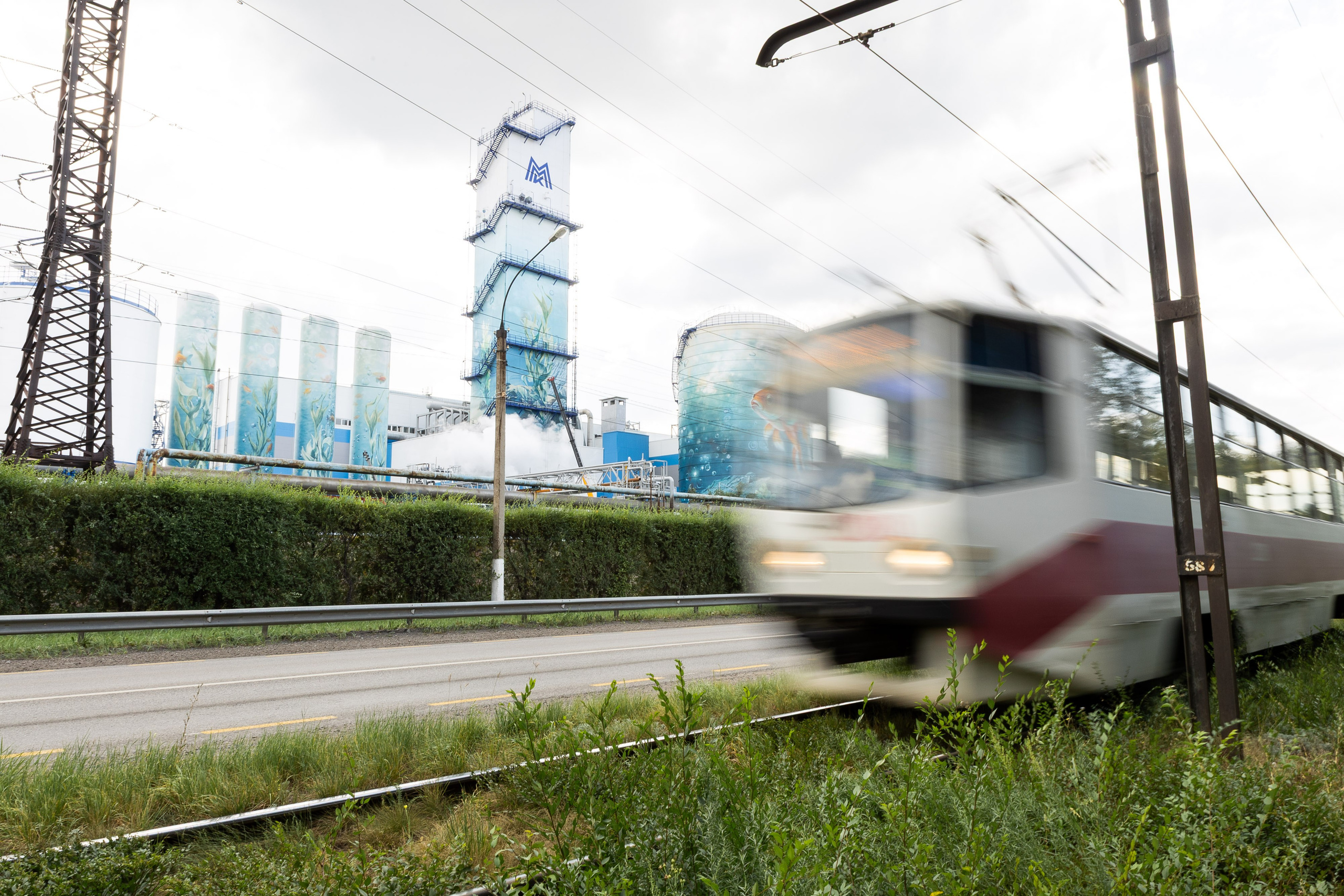 Съемка росписи на ММК. Фотограф Родион Нарудинов