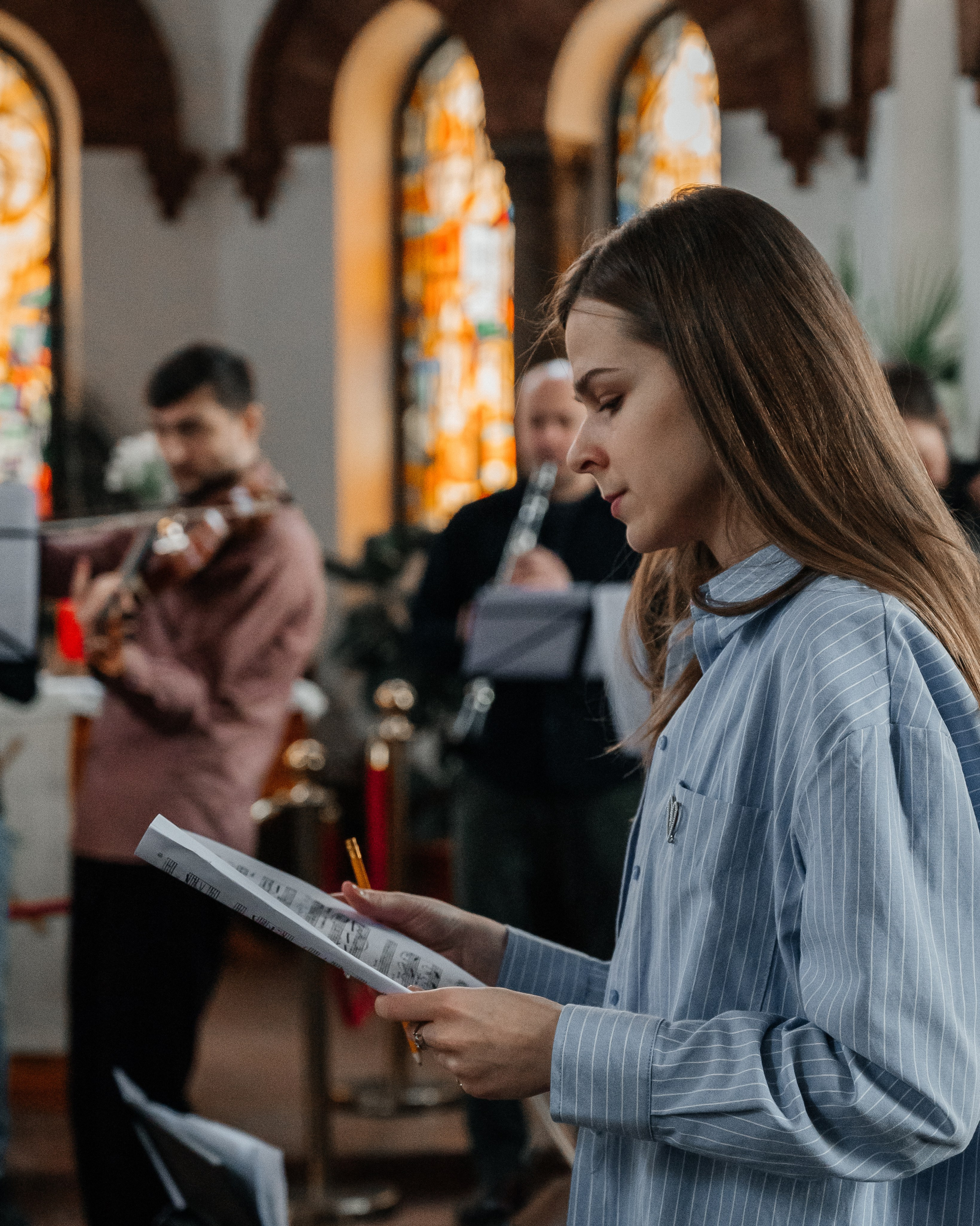 Репортажка репетиции оркестра. Портретный и семейный фотограф Владивосток Андрей Липатов