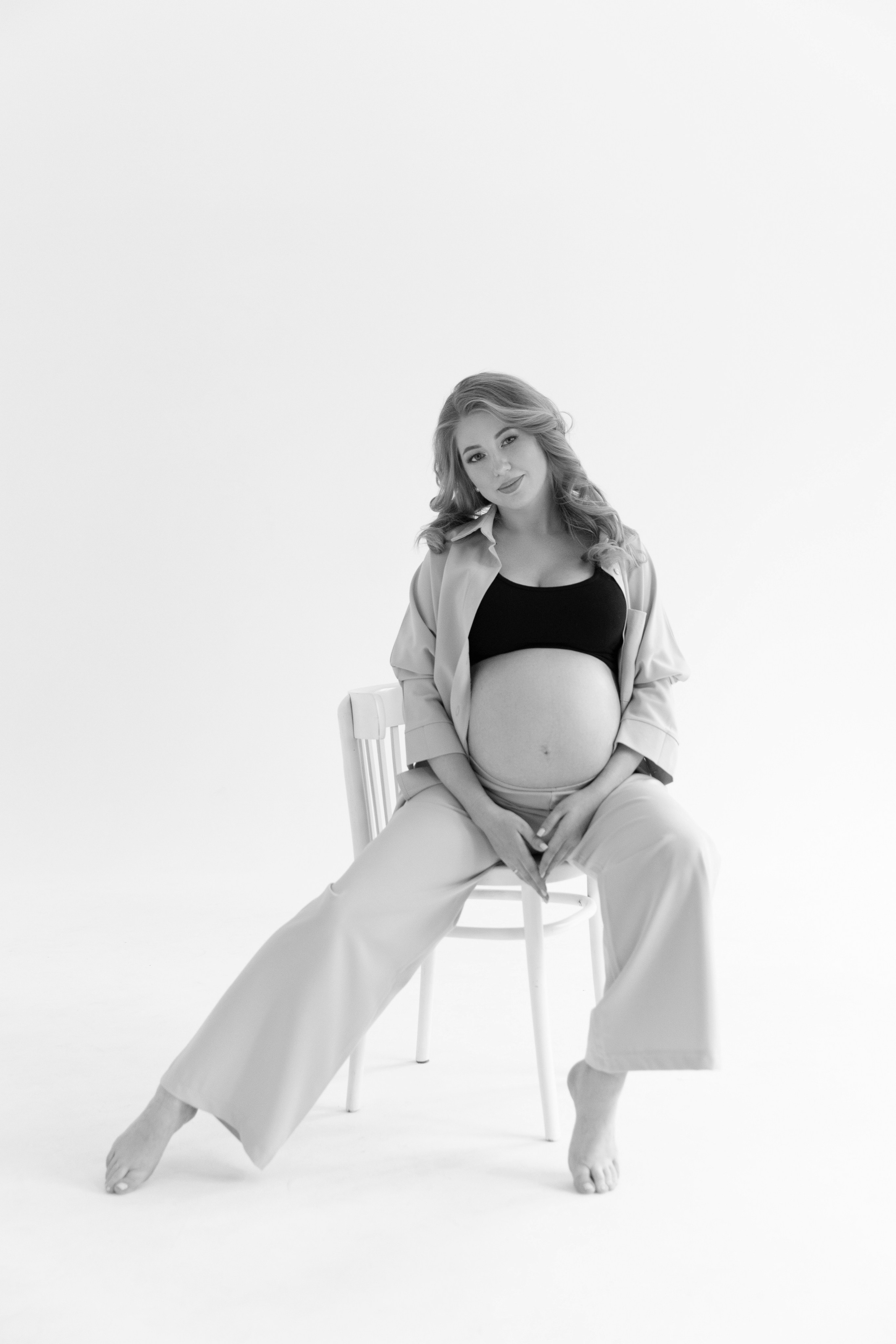 Беременность. Фотограф Мария Щеголькова. Чувственный женский портрет