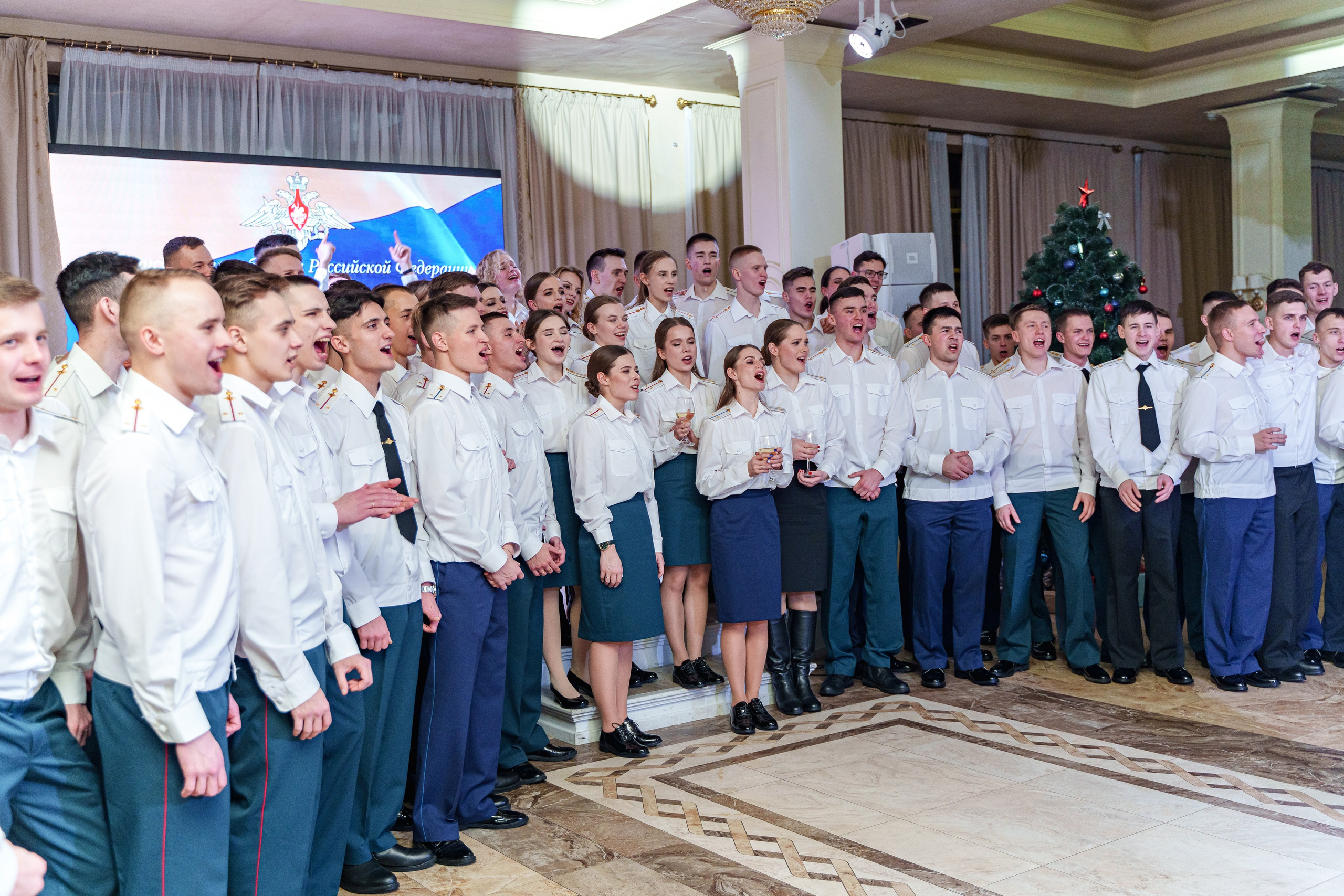 Фотосъемка выпуска военной академии и вручение дипломов