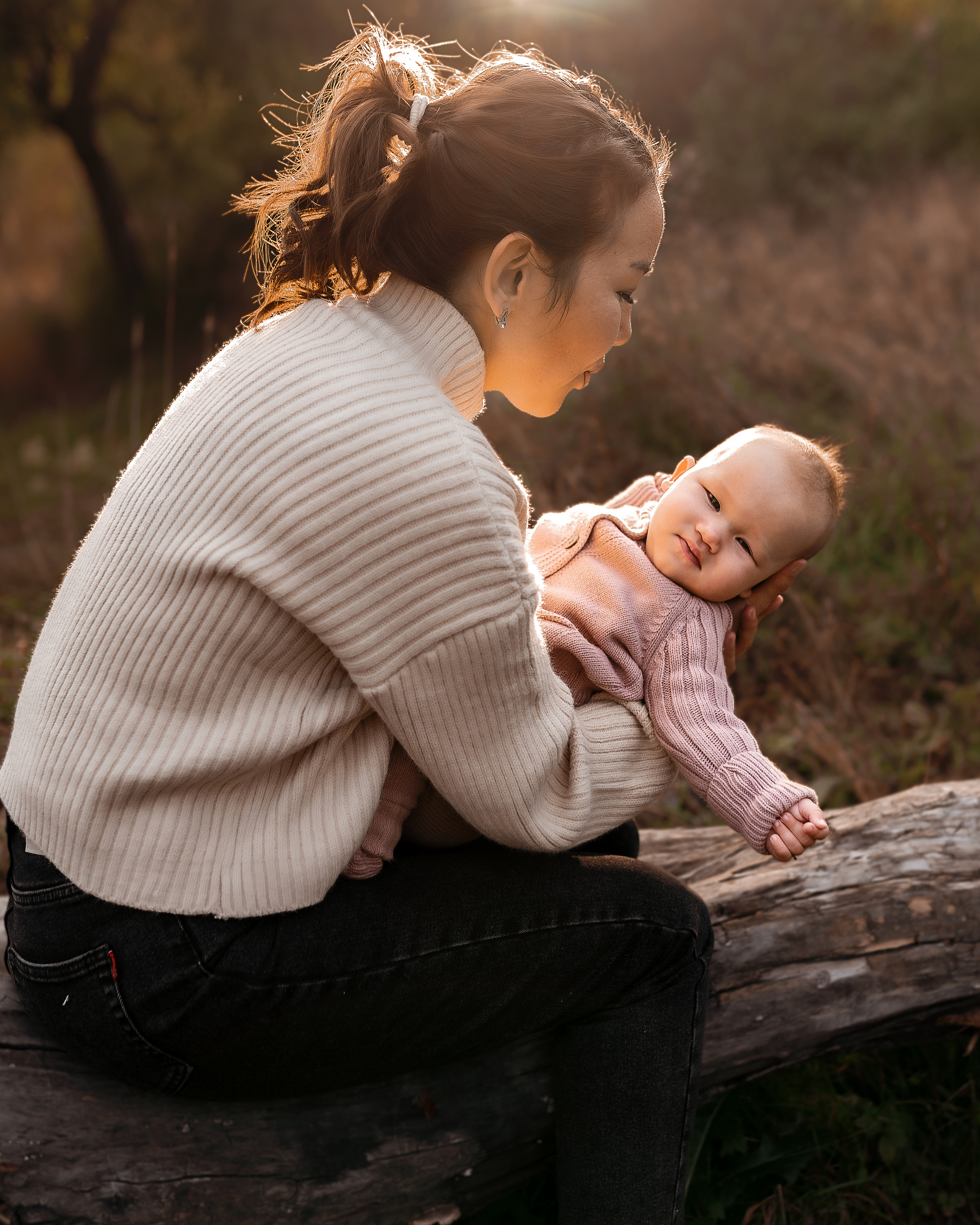 Екатерина и малышка Вика. Фотограф г. Хабаровск