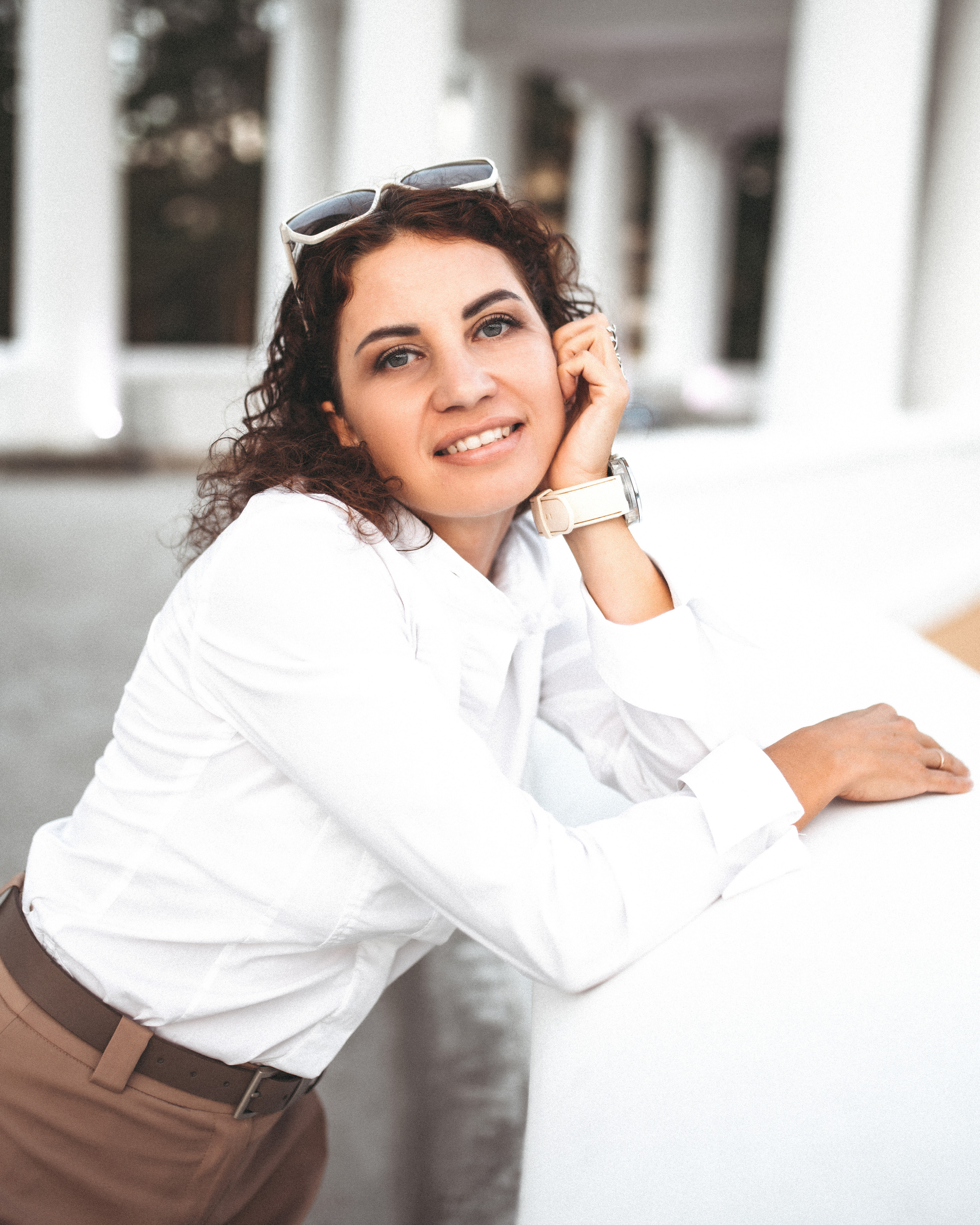 Ольга в парке. Фотограф г. Хабаровск