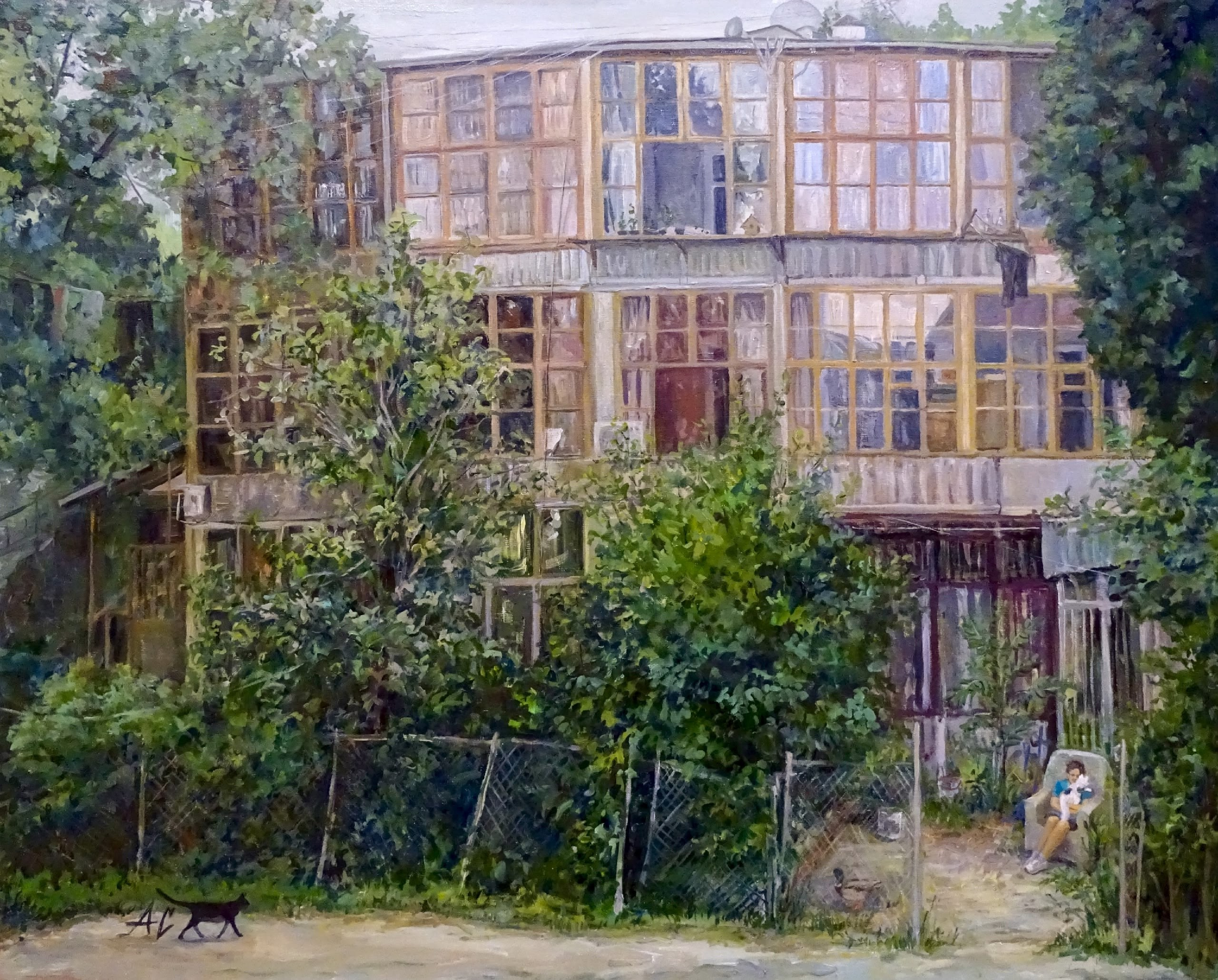 "Тбилиси", холст / масло, 2025