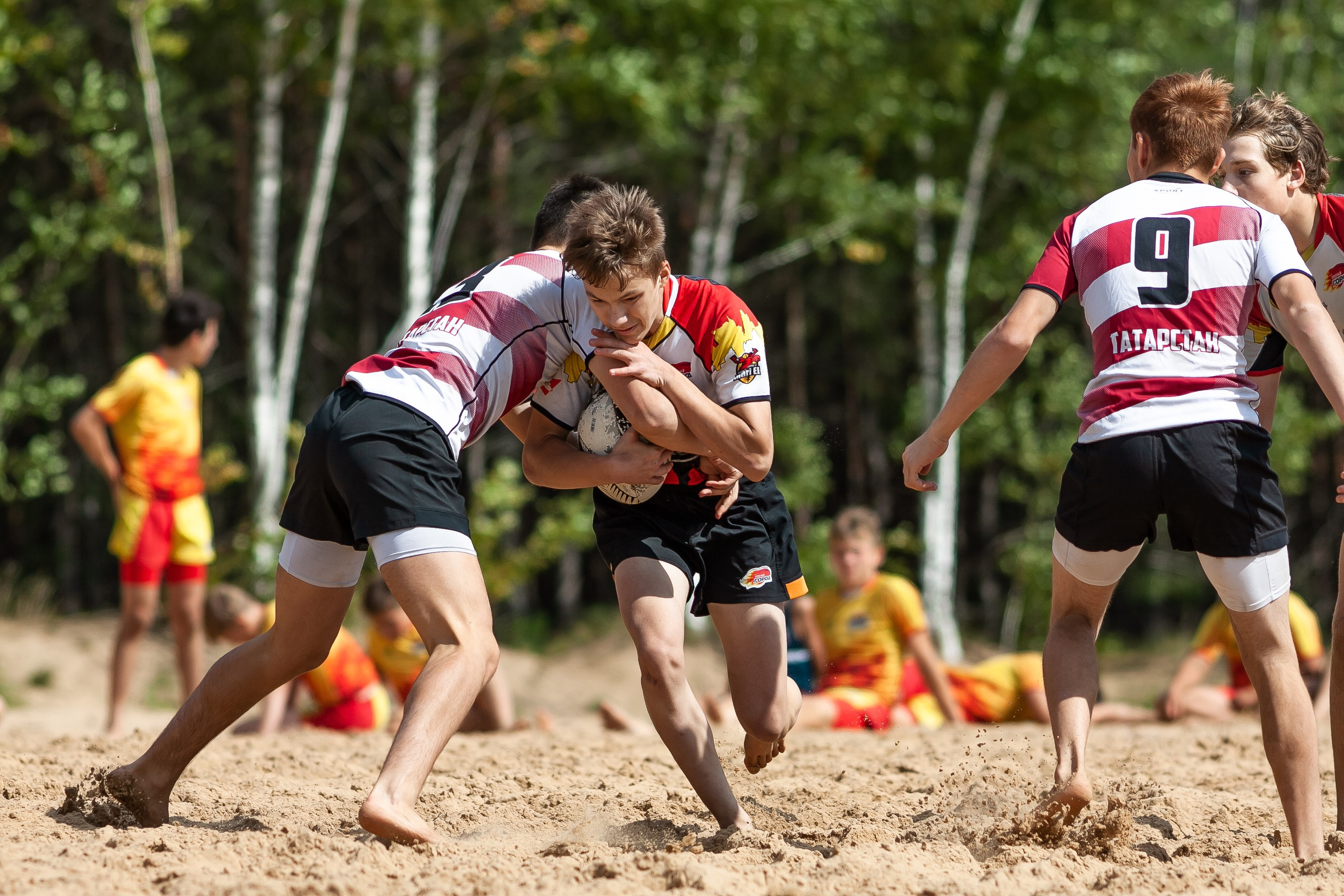 «Кубок «Молота» по пляжному Регби. Фотография