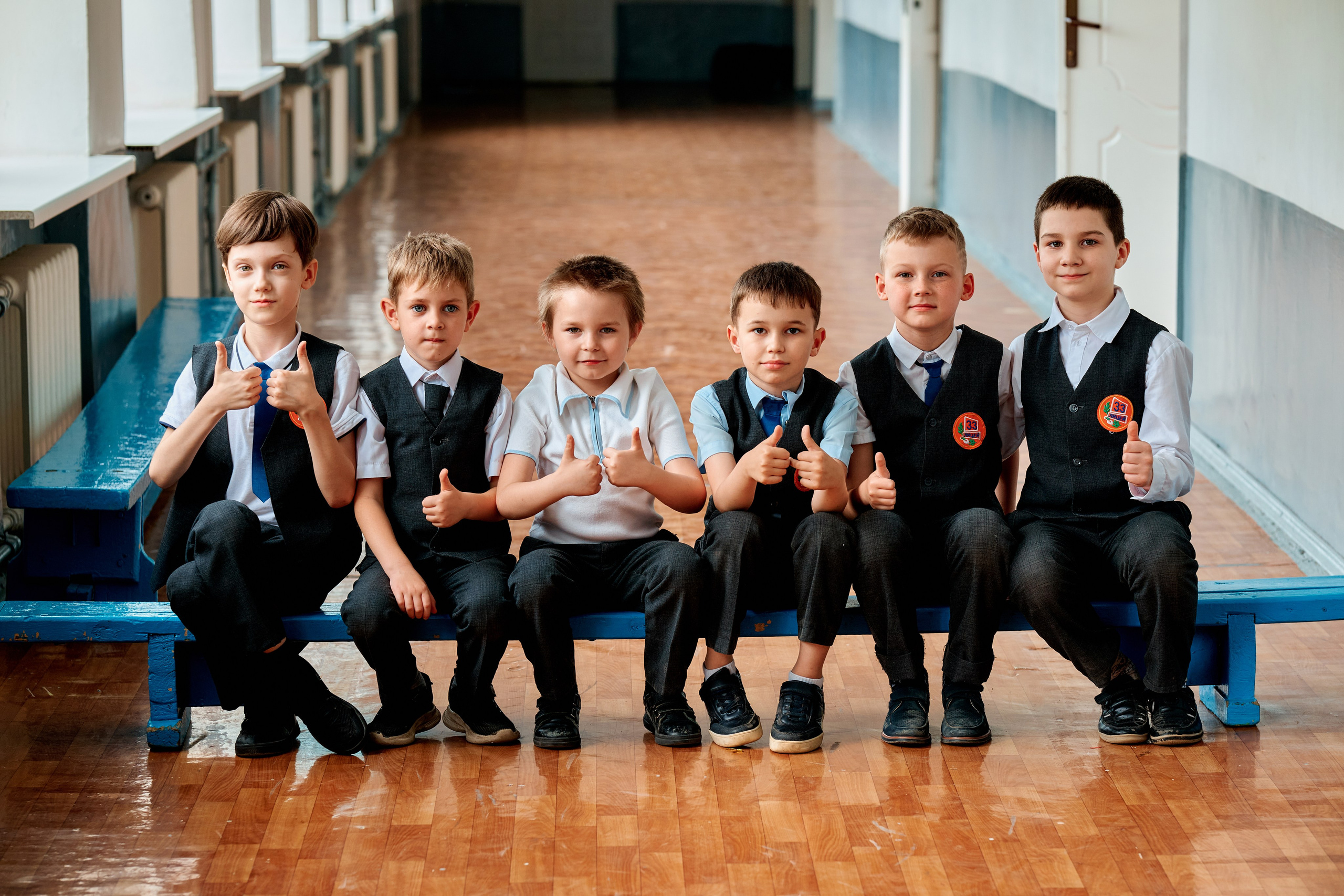 Съемка для альбома с 1-4 класс. 1 класс 33 лицей. Фотограф Таганрог Анна Трайжон