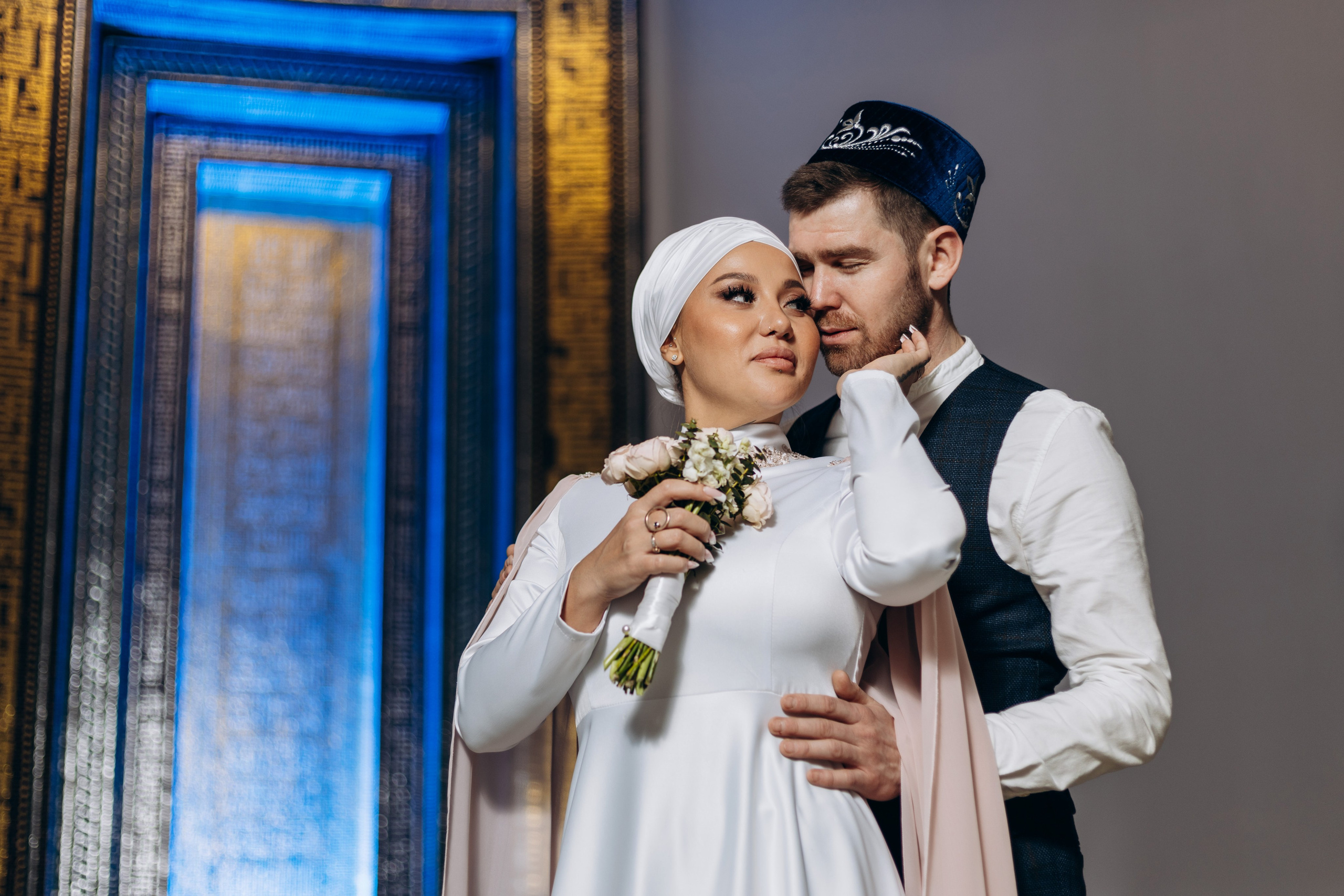 никах в мечети Ярдэм,  фотосессия в мечети Ярдэм, фотограф на никах Казань Ranas4you, образ невесты на никах, завязывание платка Казань, платье на никах Казань, фотограф на мусульманские свадьбы Ranas4you