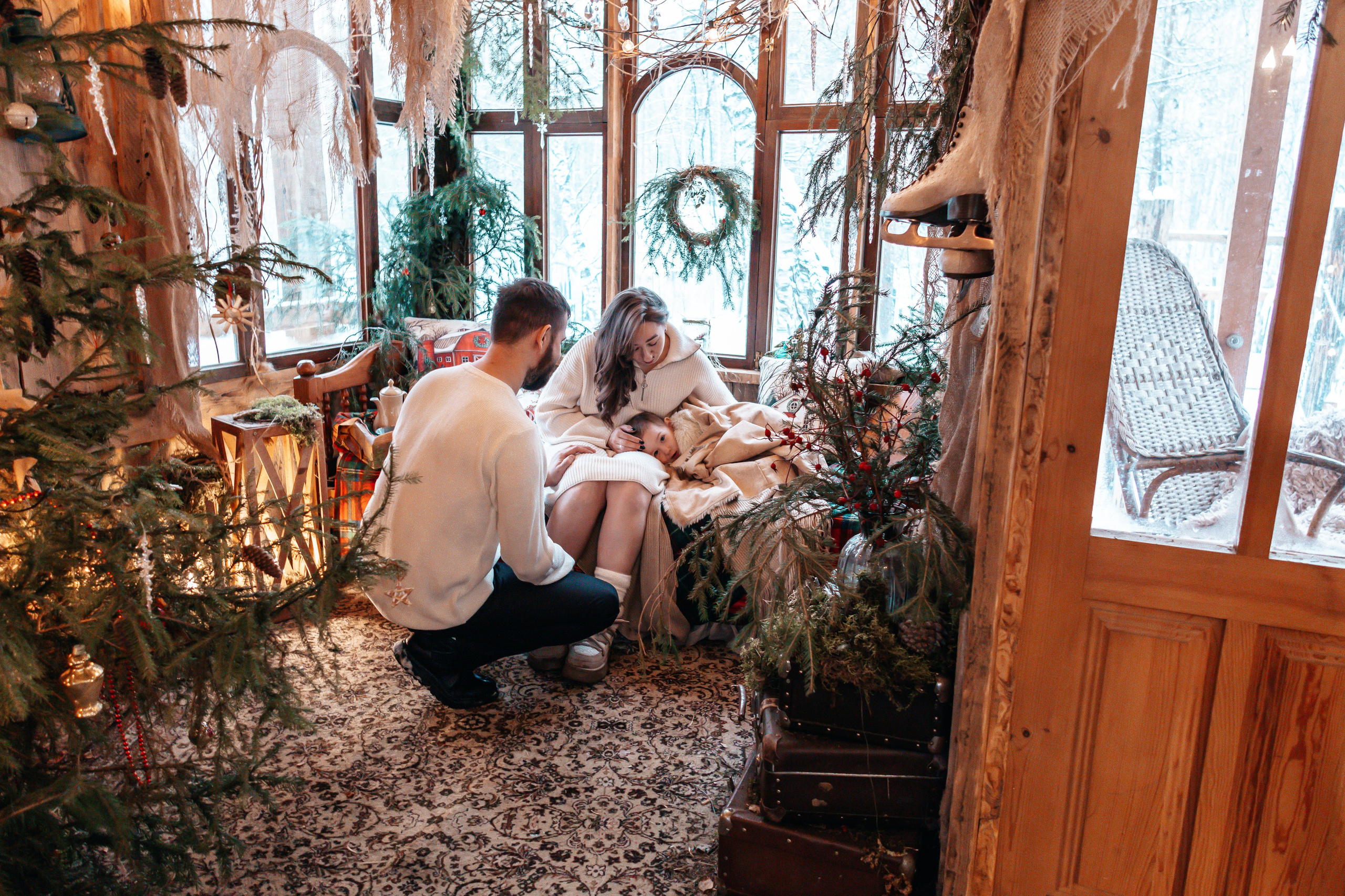Семейная новогодняя фотосессия, Екатеринбург. Фотограф в Екатеринбурге Пойгина Елена