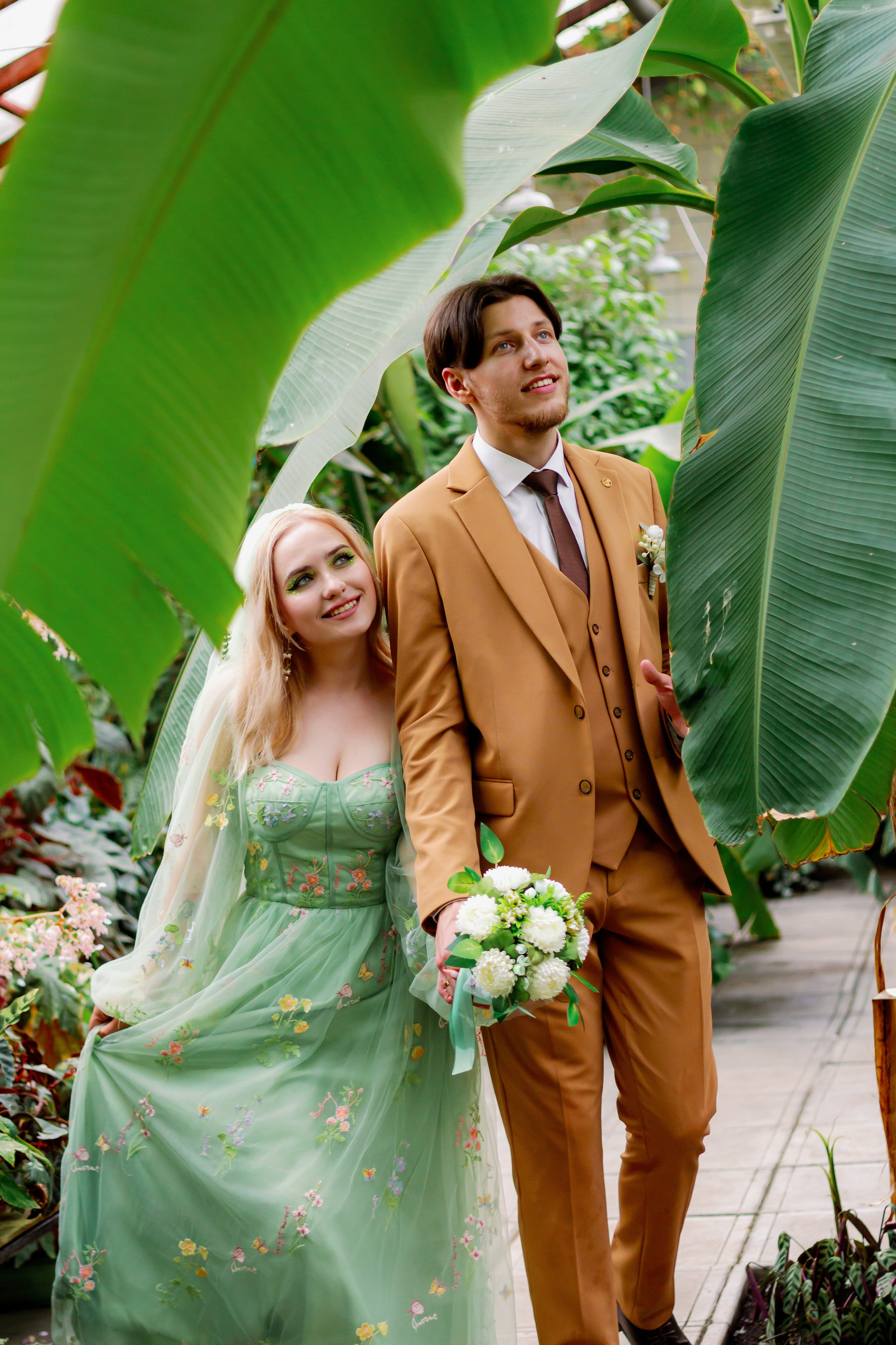 Никита и Валерия. Свадебная фотосессия в оранжерее, Екатеринбург. Фотограф в Екатеринбурге Пойгина Елена