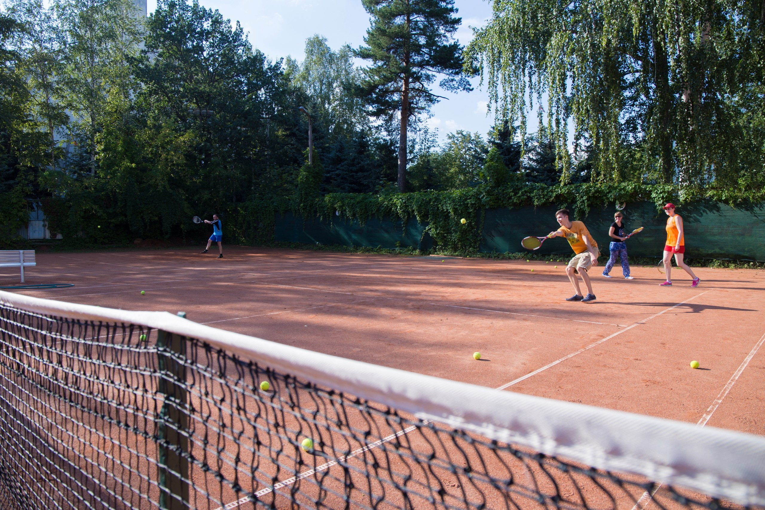 Мастер-класс по теннису | 21.08.2016. Галерея Фантим