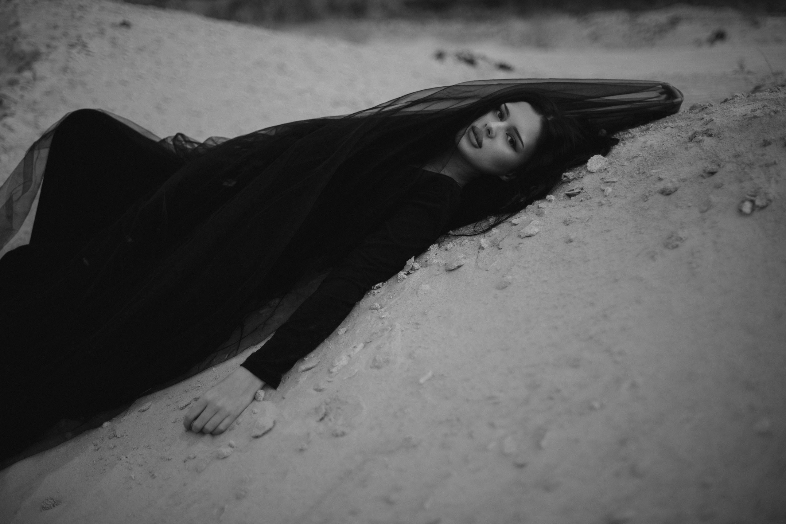 История в песчаном карьере. Фотограф в Волгограде