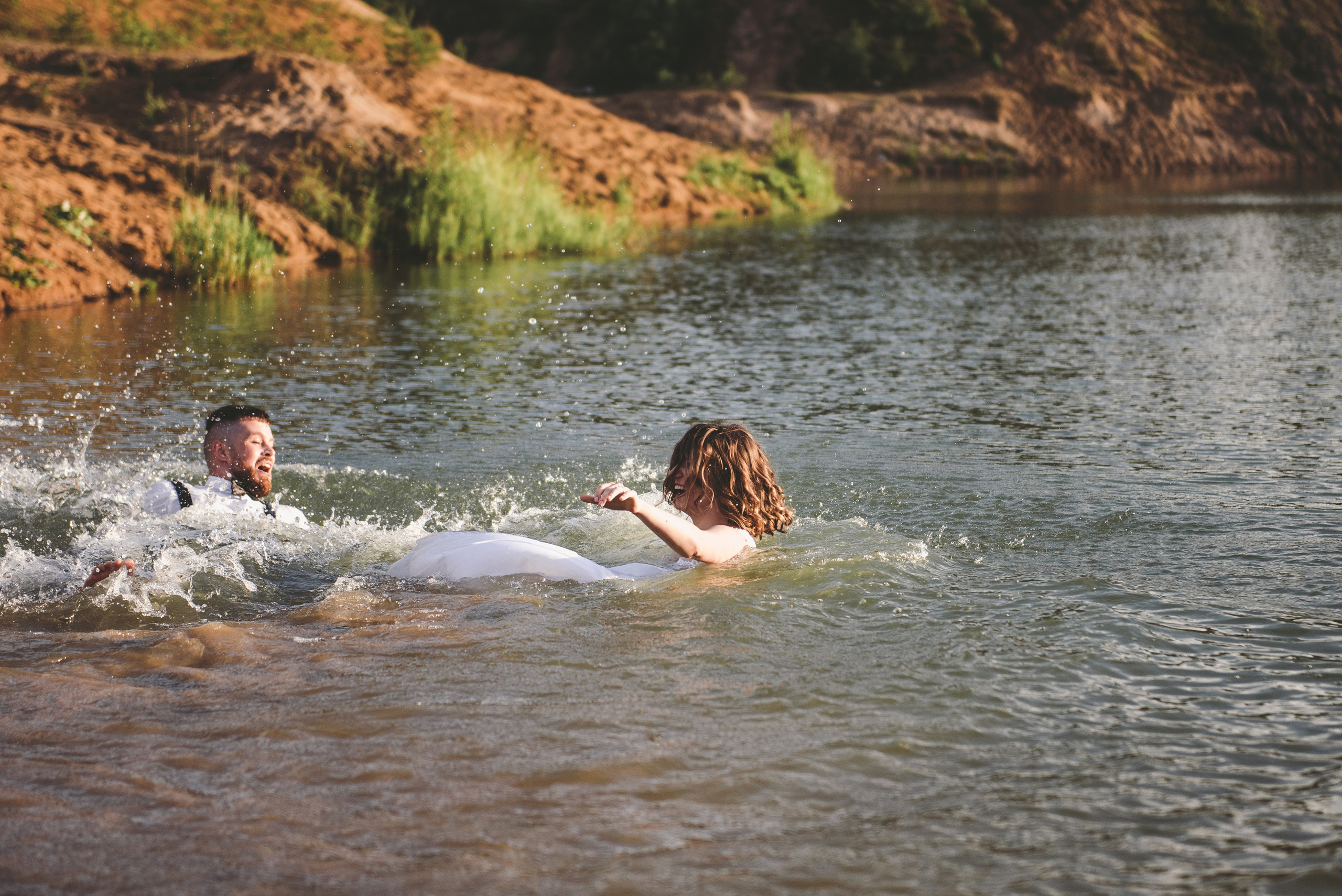 Выездная регистрация на песчаном карьере. Свадебный и семейный фотограф София Невская