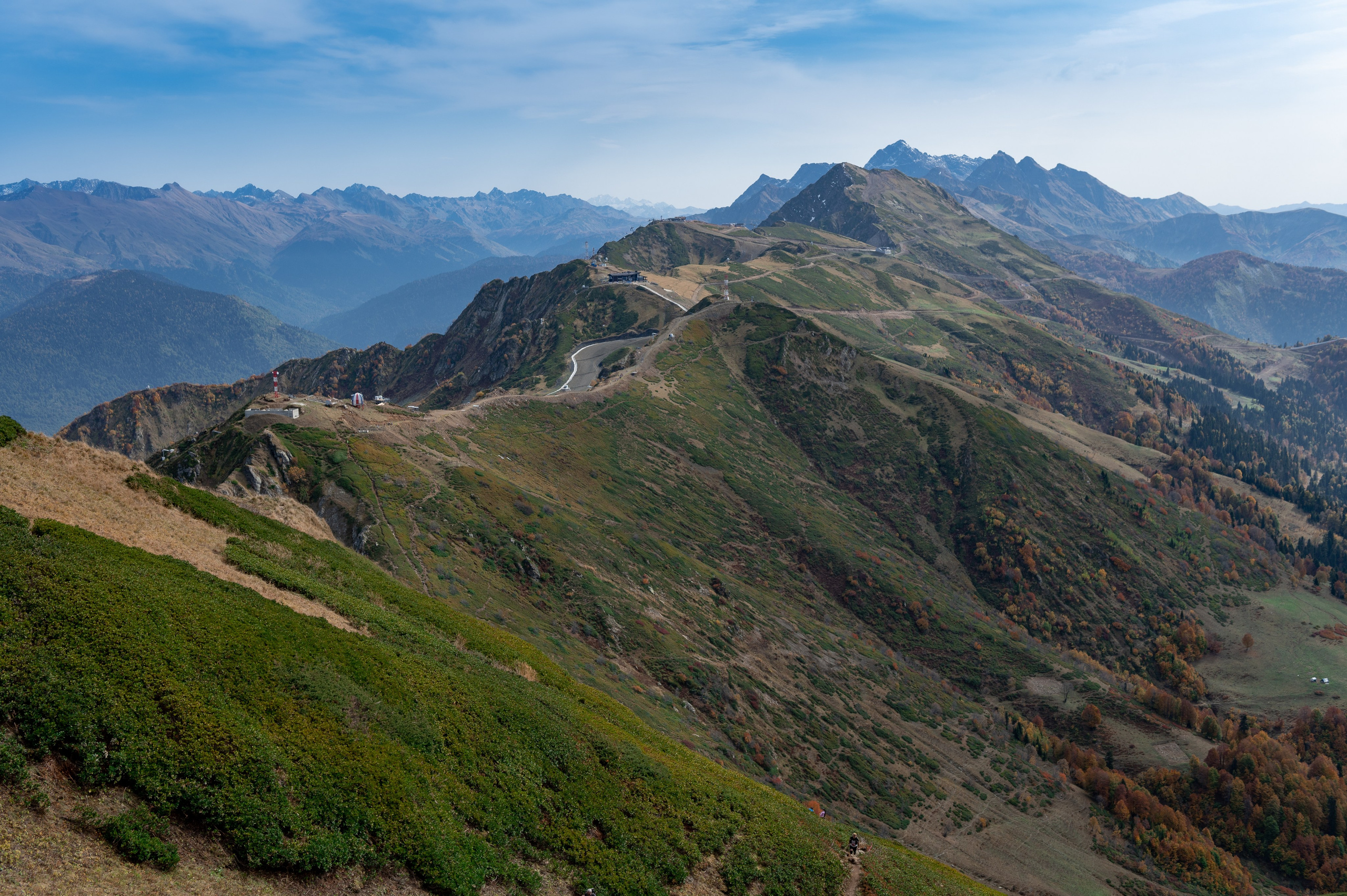 Хайкинг по трем курортам Красной Поляны 2022. Репортажный фотограф в Красной Поляне и Сочи Павлюченко Екатерина