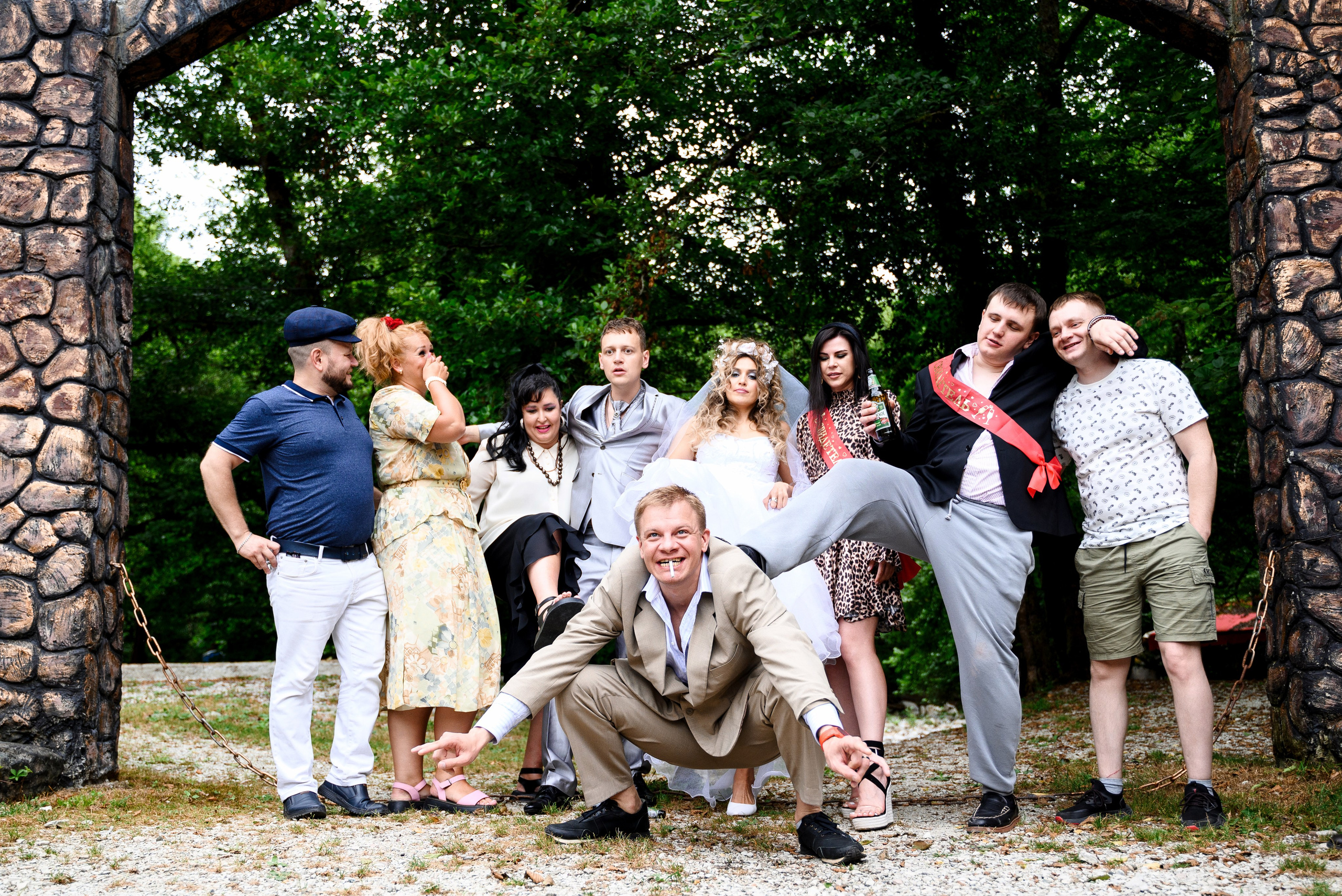 Вдохновение стилем 90-х — свадьба в Сочи, которая останется в ваших воспоминаниях