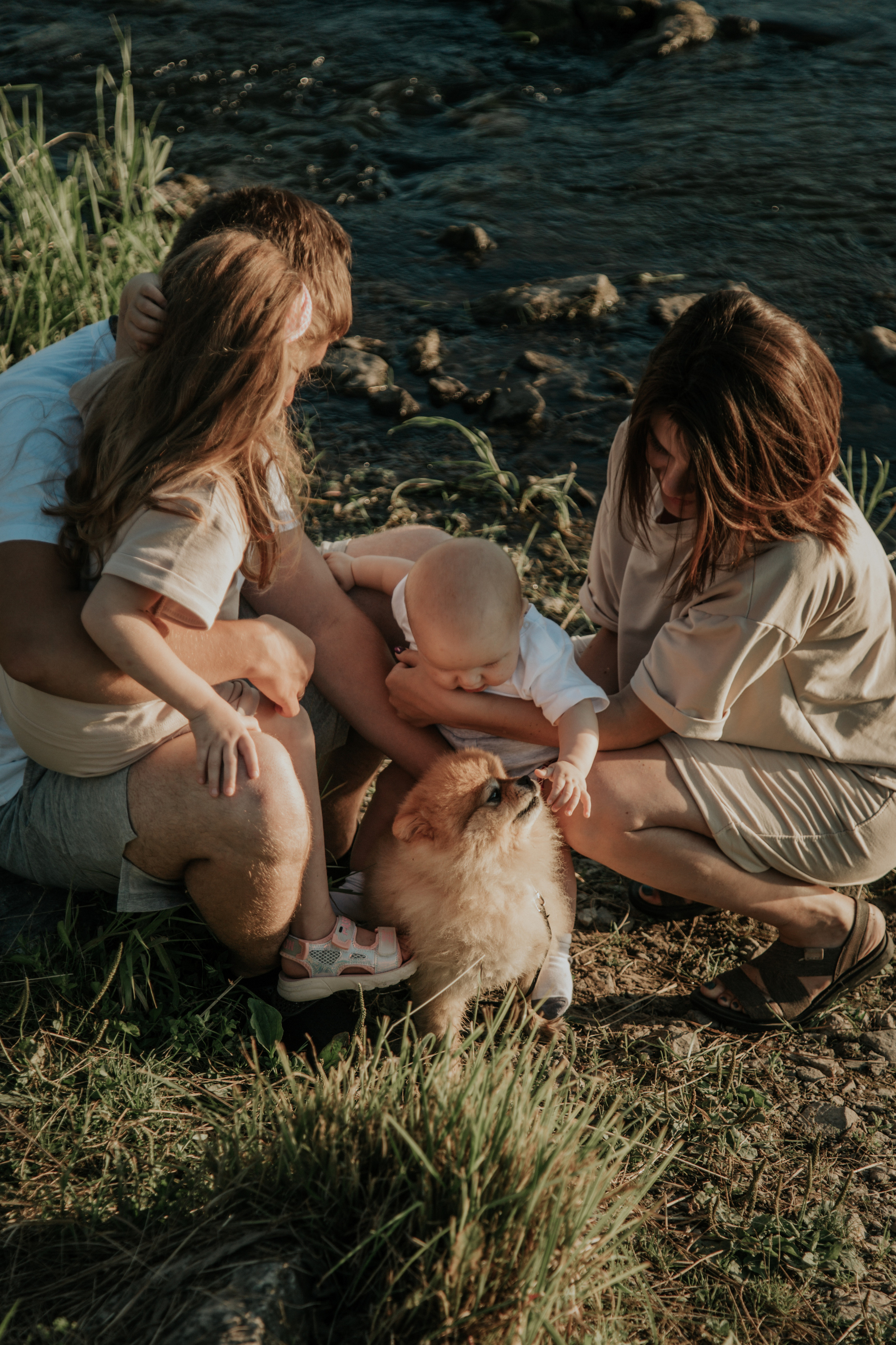 Алина, Павел, Лизонька, Илюша и Пуфик. Фотограф в Киселёвске Татьяна Трухалева