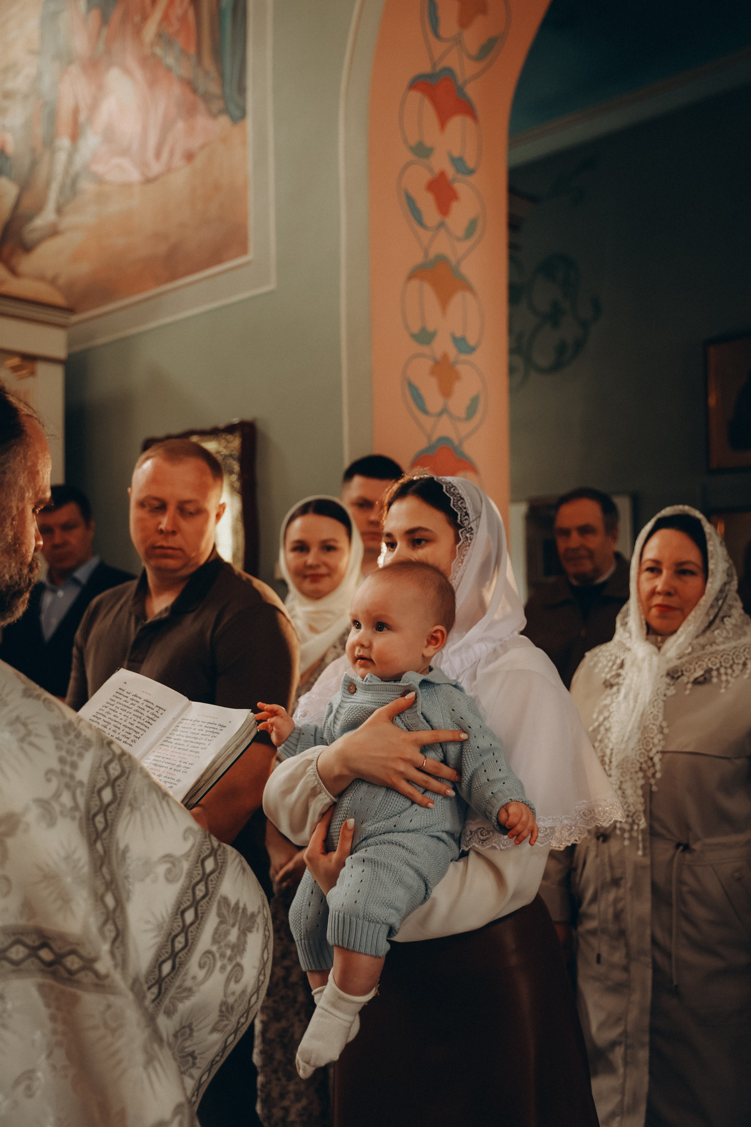 Таинство крещения Михаила. Свадебный и семейный фотограф в городе Пенза, Саранск, Ковылкино