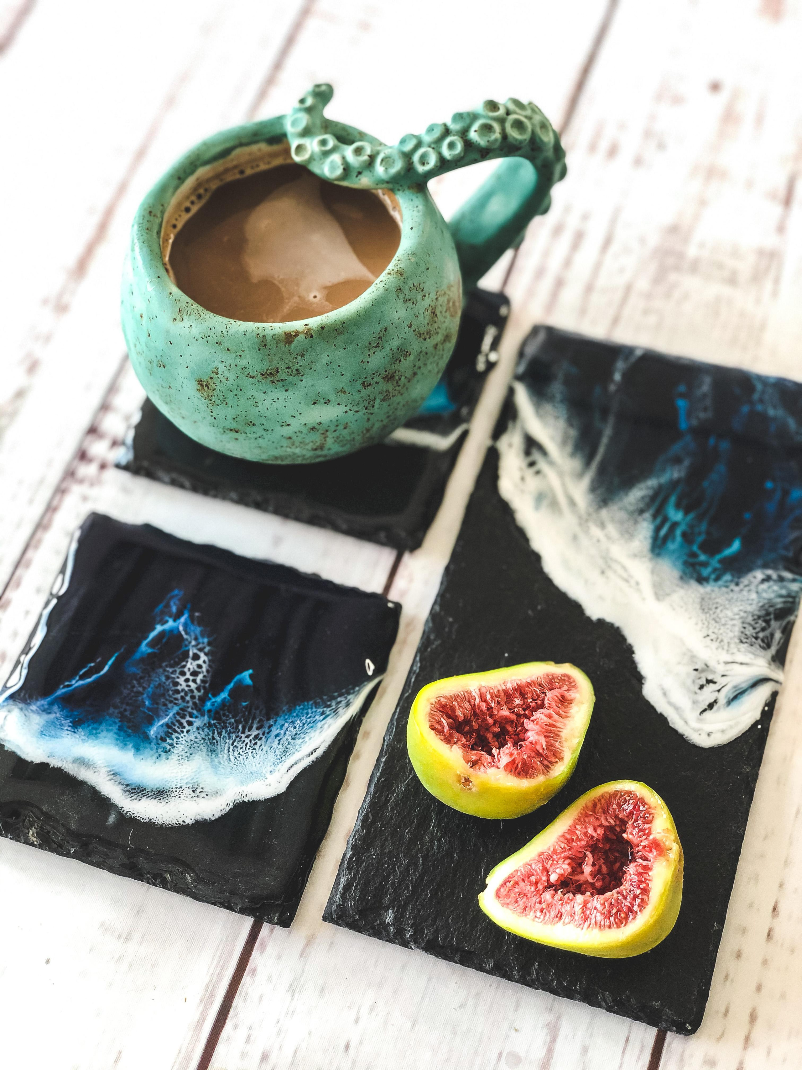 Эпоксидная смола. Seatales — эпоксидная смола и спиртовые чернила