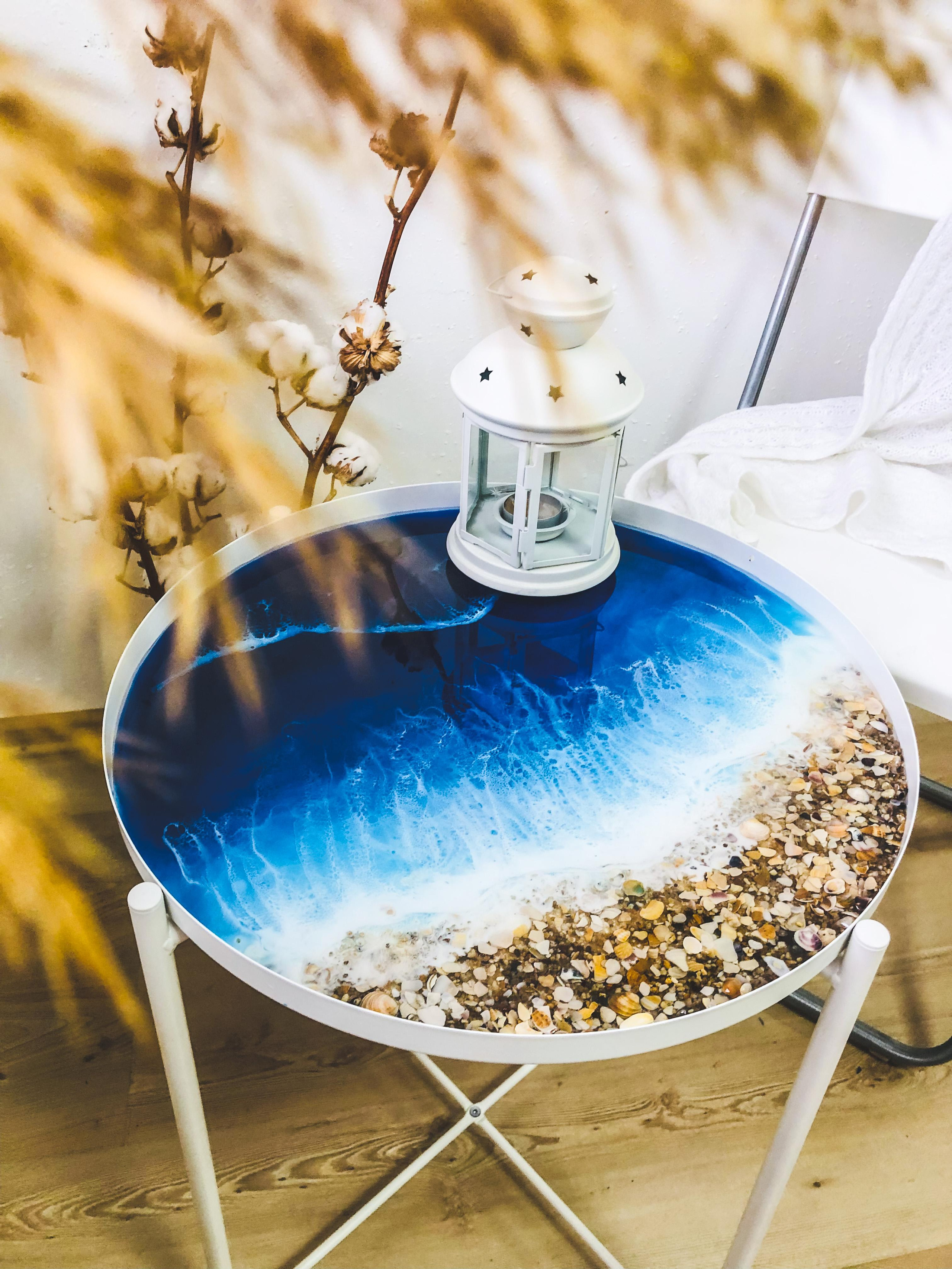 Эпоксидная смола. Seatales — эпоксидная смола и спиртовые чернила