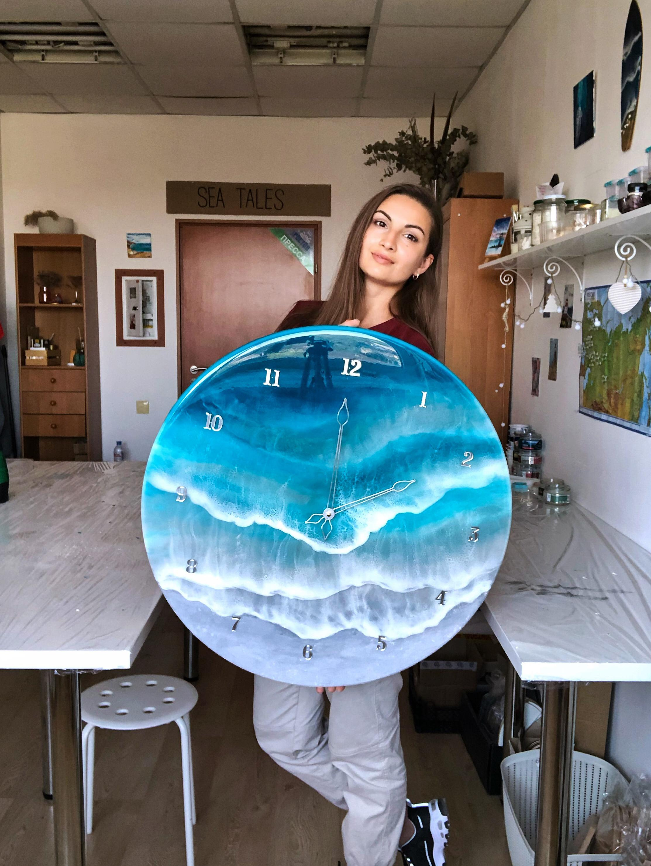 Эпоксидная смола. Seatales — эпоксидная смола и спиртовые чернила