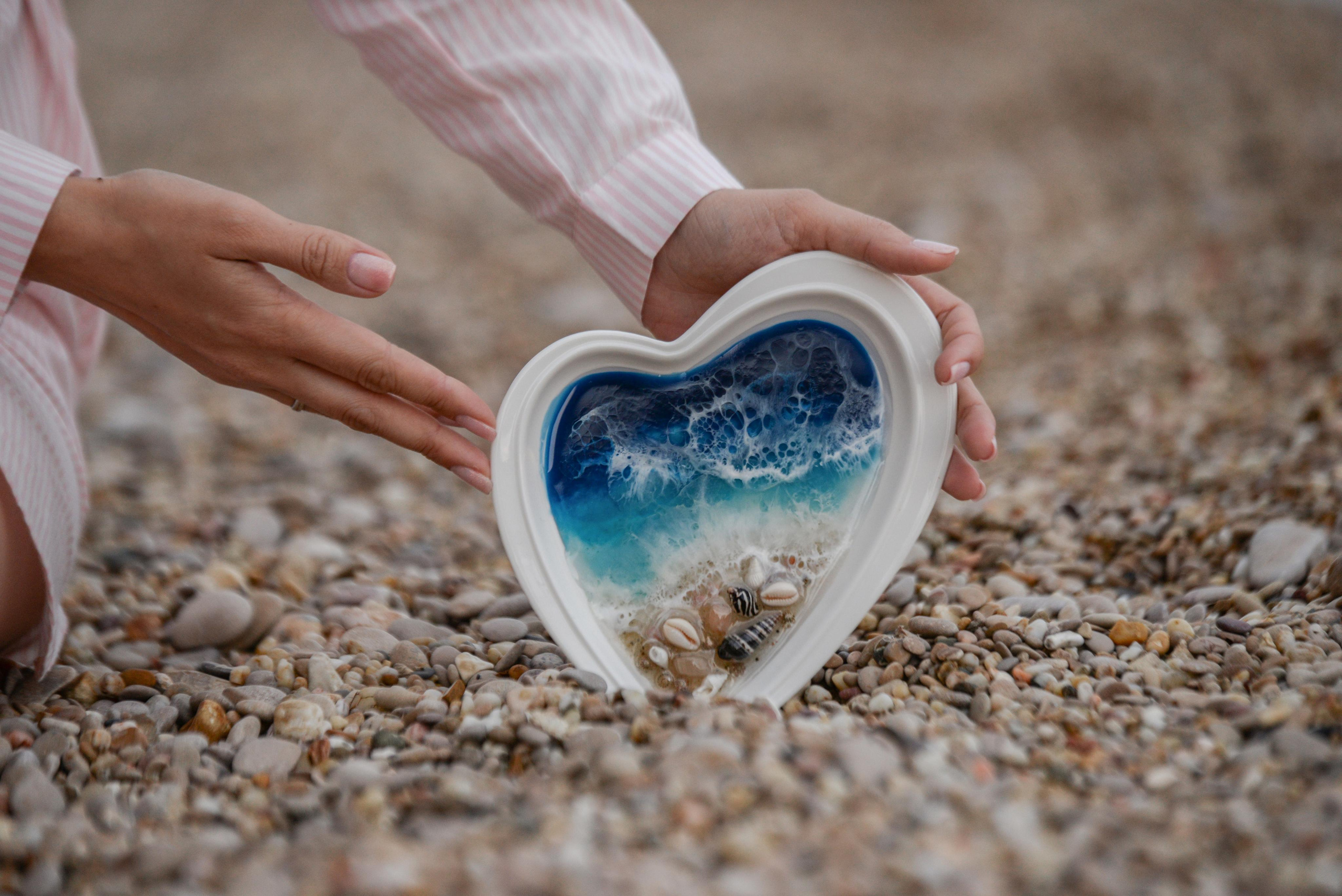 Эпоксидная смола. Seatales — эпоксидная смола и спиртовые чернила