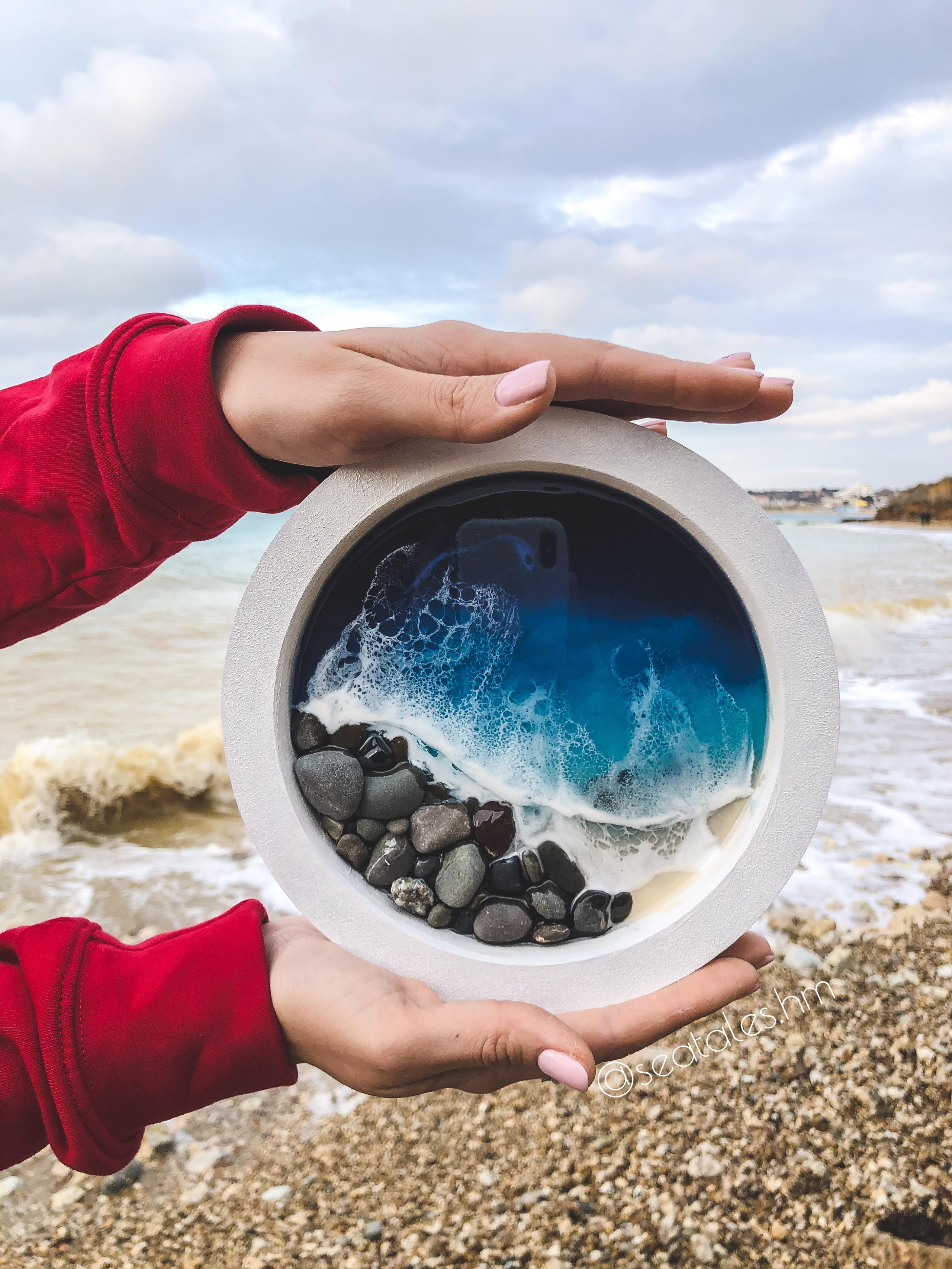 Эпоксидная смола. Seatales — эпоксидная смола и спиртовые чернила