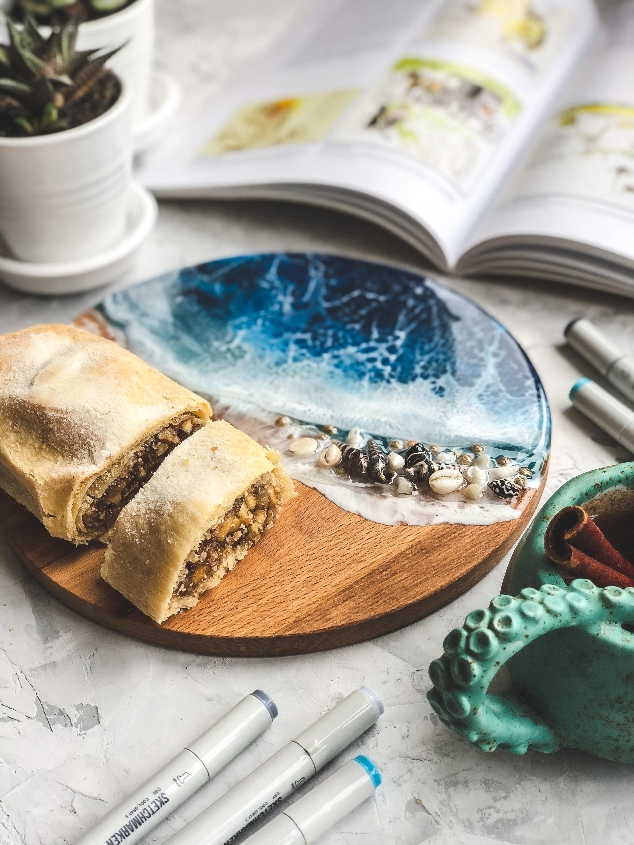 Эпоксидная смола. Seatales — эпоксидная смола и спиртовые чернила