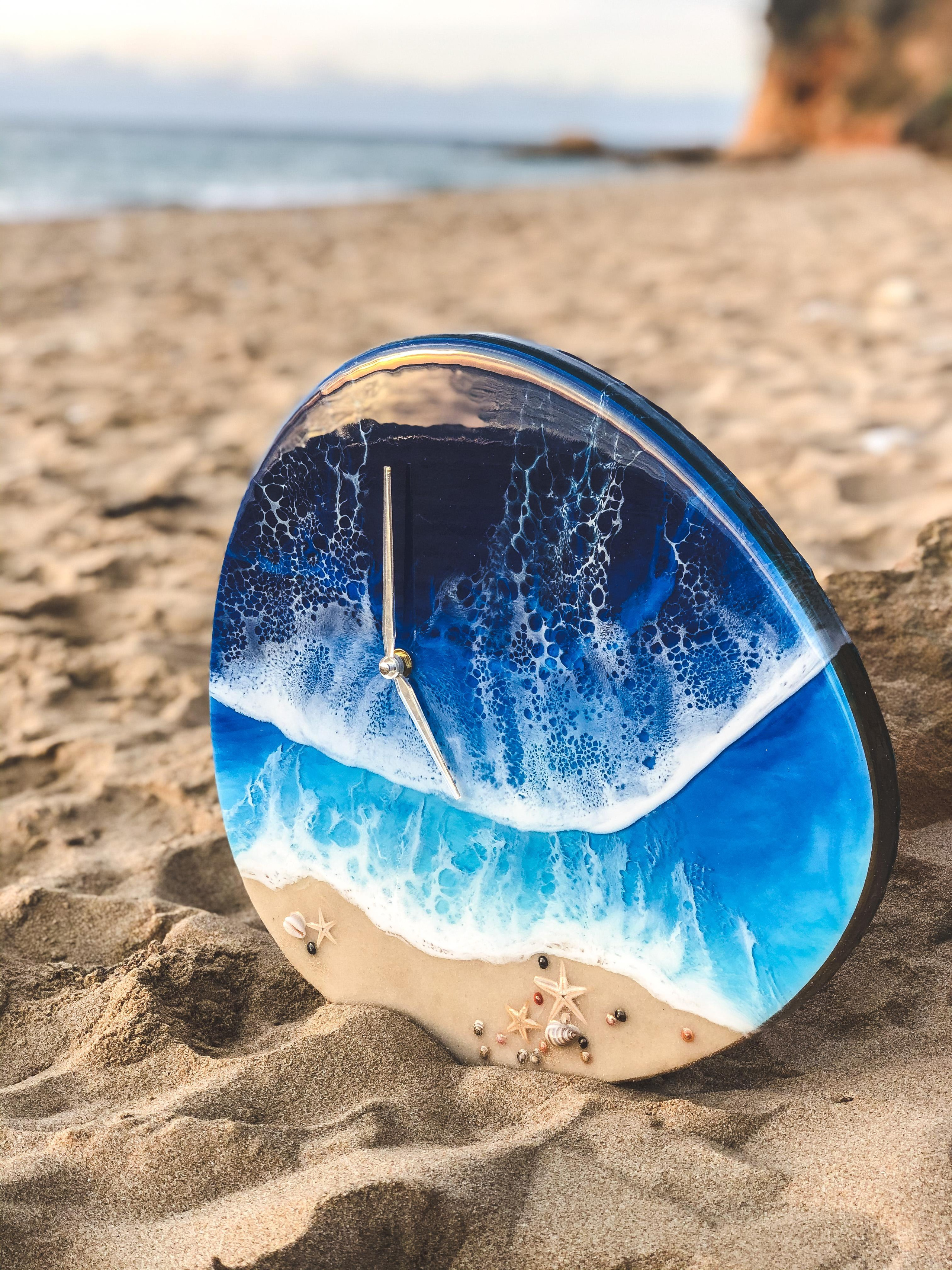 Эпоксидная смола. Seatales — эпоксидная смола и спиртовые чернила