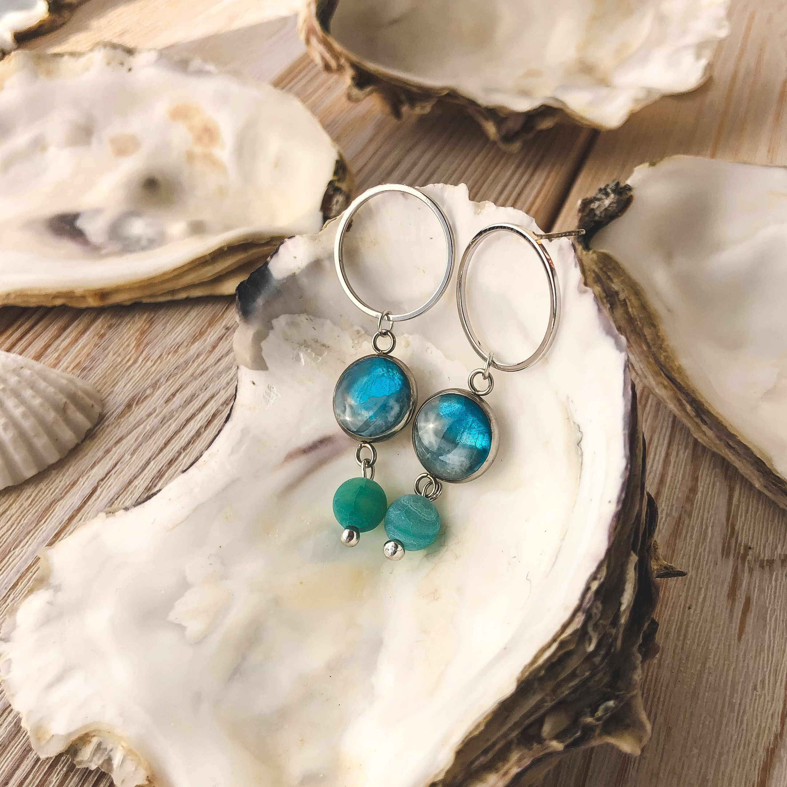 Эпоксидная смола. Seatales — эпоксидная смола и спиртовые чернила