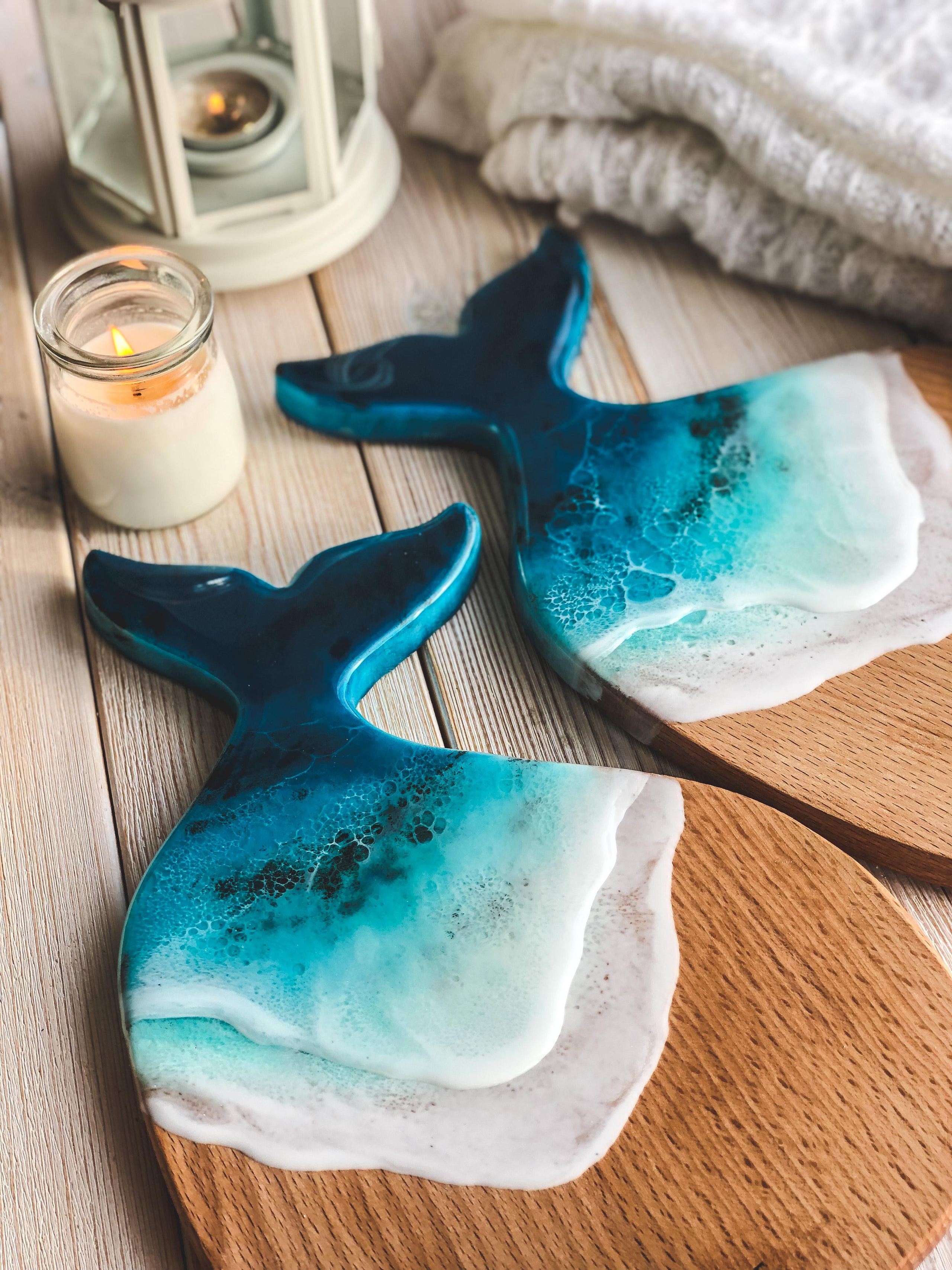 Эпоксидная смола. Seatales — эпоксидная смола и спиртовые чернила