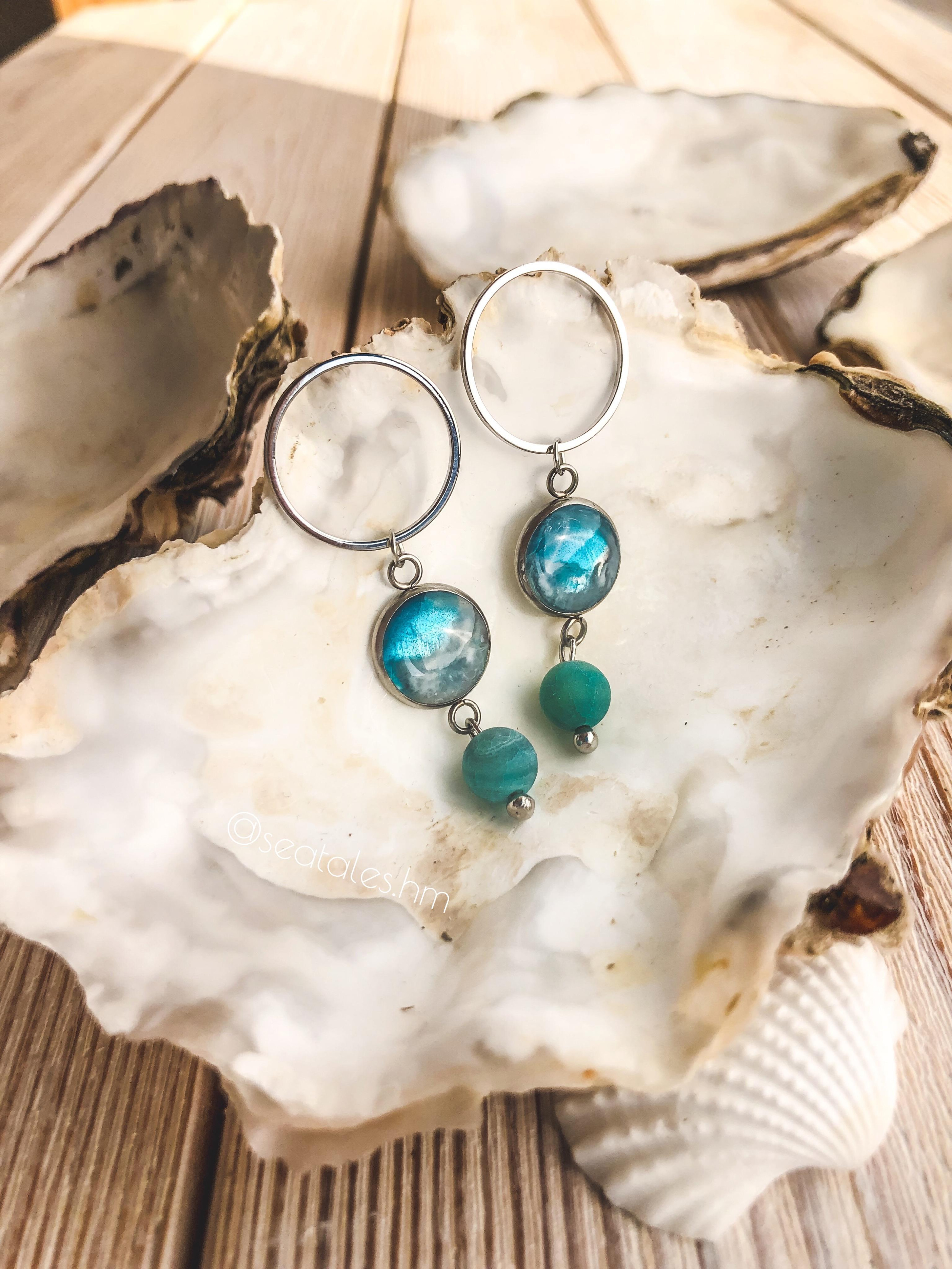 Эпоксидная смола. Seatales — эпоксидная смола и спиртовые чернила