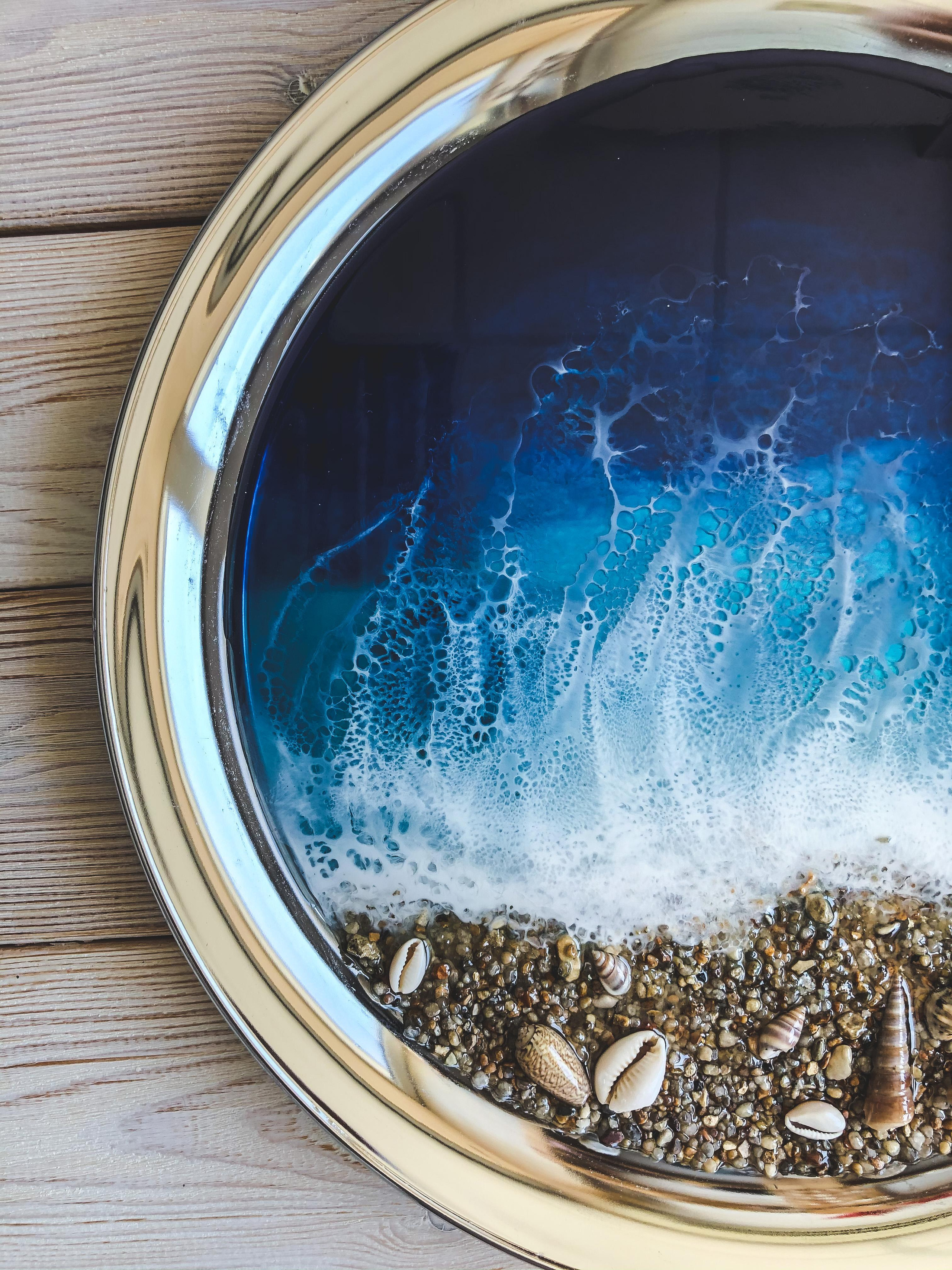 Эпоксидная смола. Seatales — эпоксидная смола и спиртовые чернила