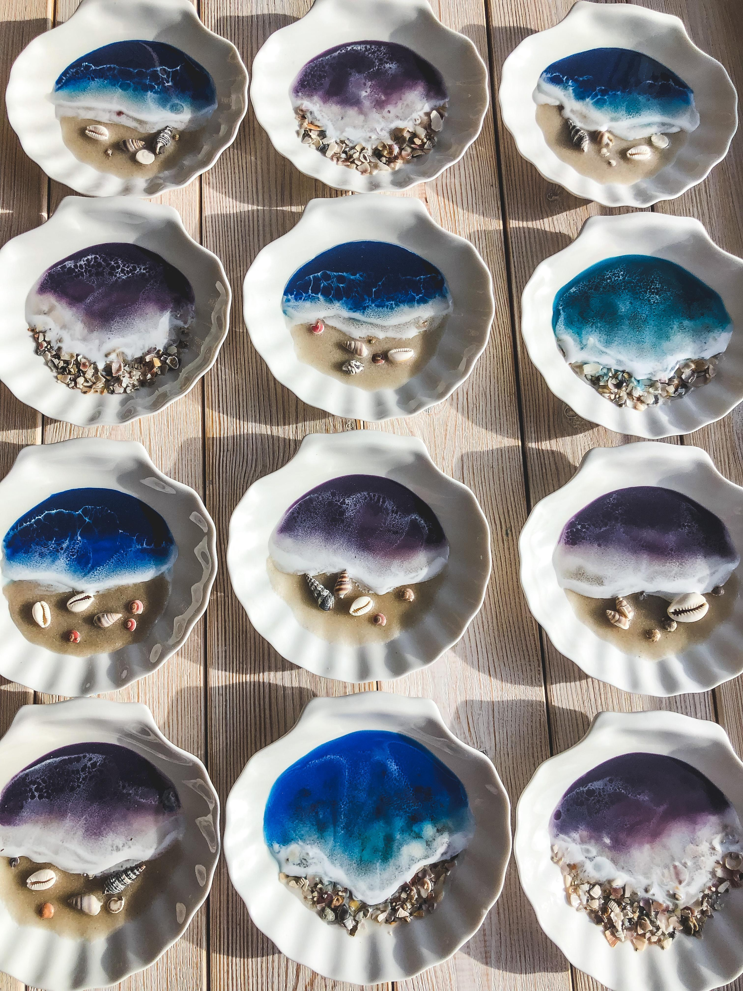 Эпоксидная смола. Seatales — эпоксидная смола и спиртовые чернила