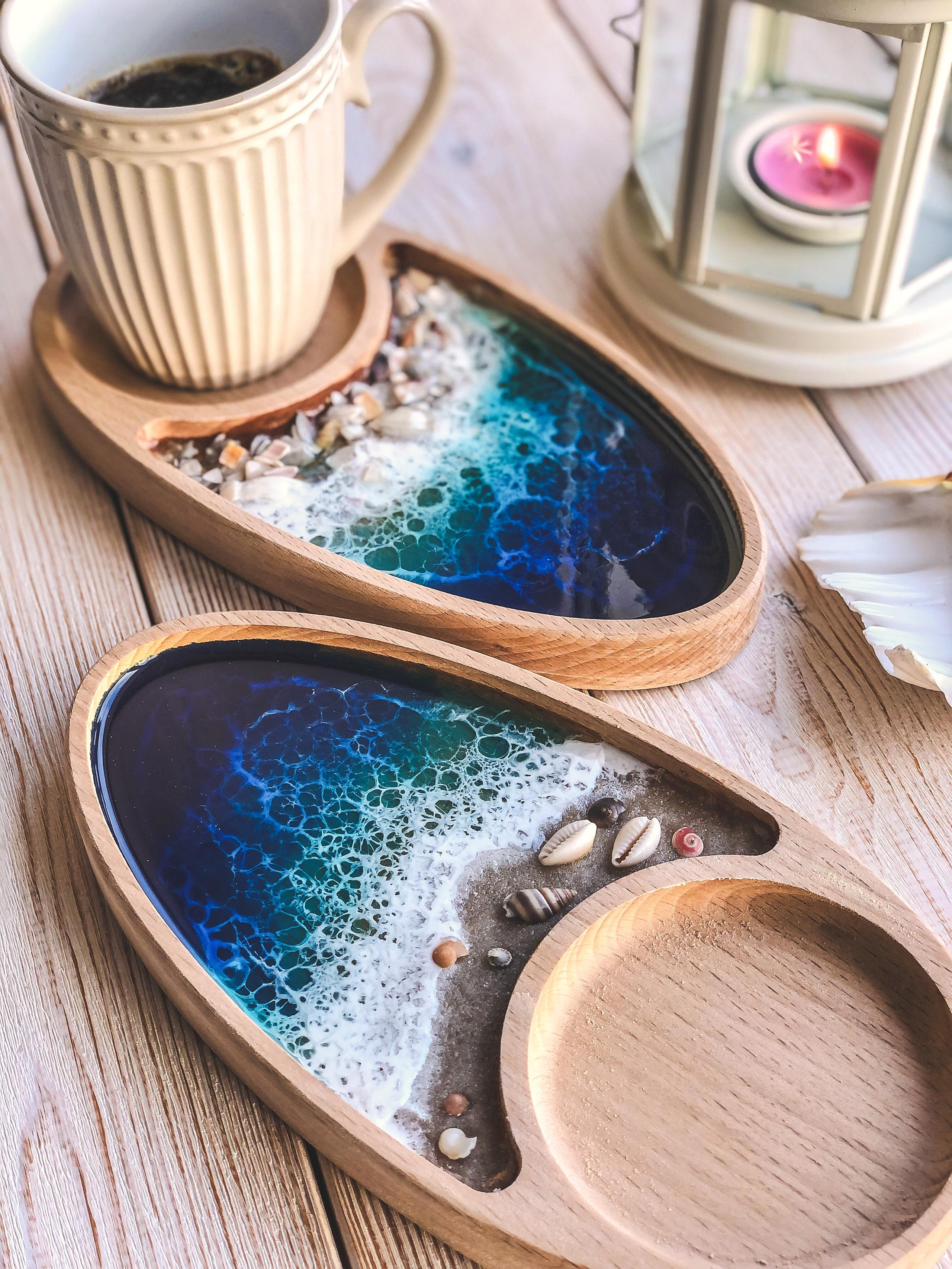 Эпоксидная смола. Seatales — эпоксидная смола и спиртовые чернила