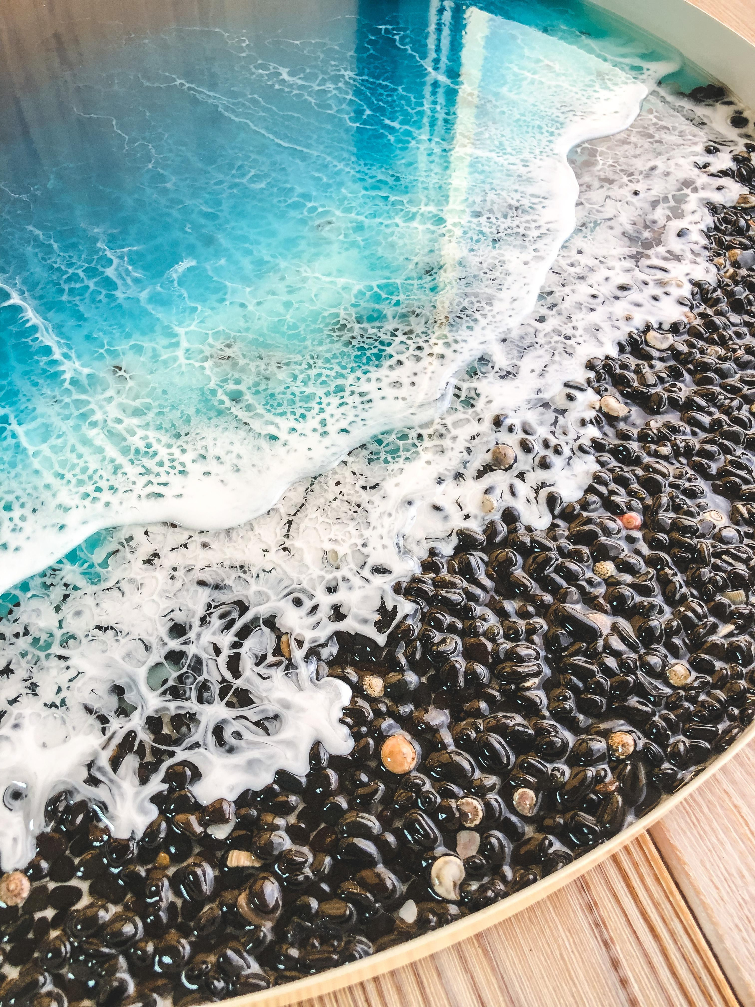 Эпоксидная смола. Seatales — эпоксидная смола и спиртовые чернила