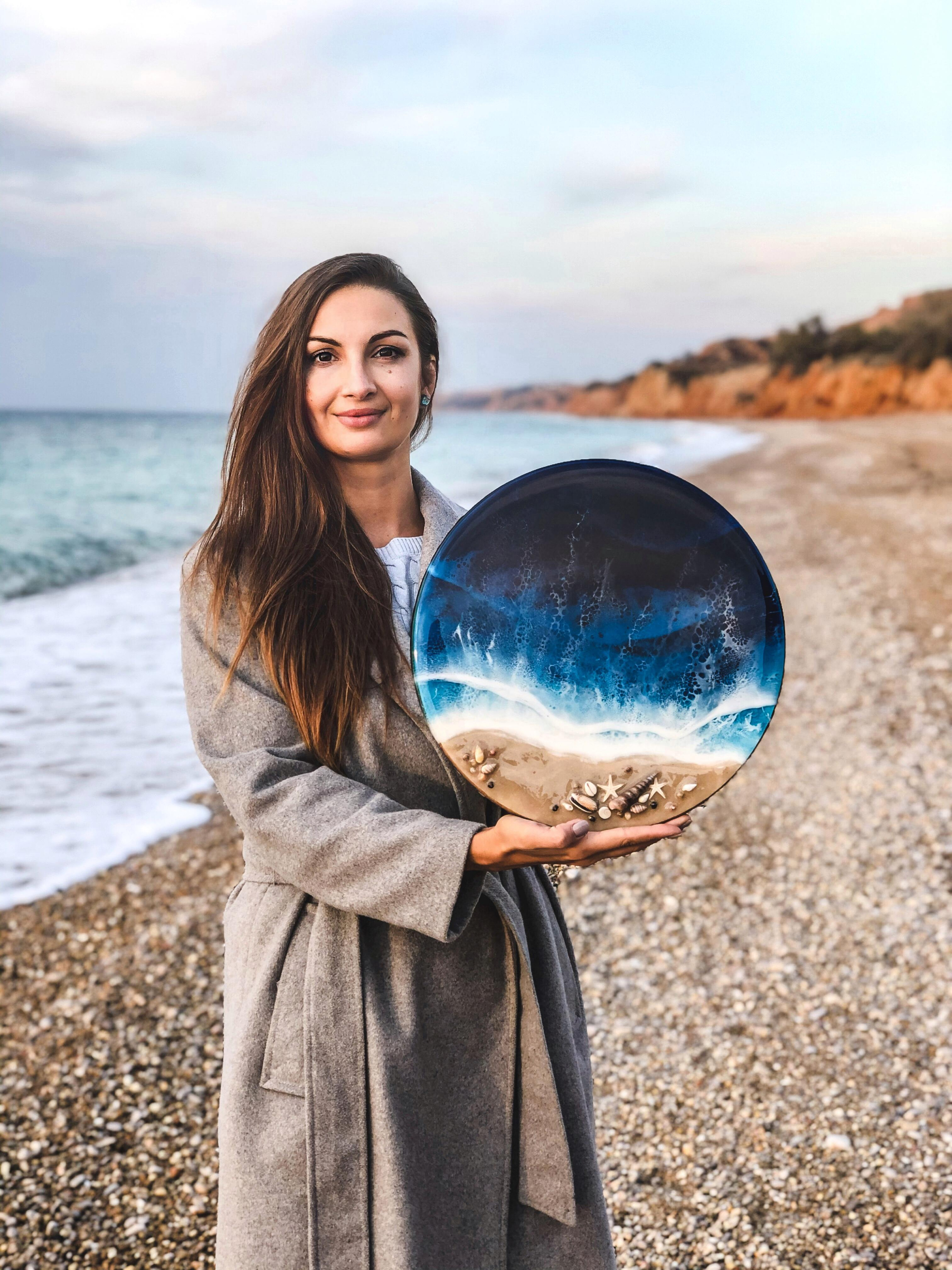 Эпоксидная смола. Seatales — эпоксидная смола и спиртовые чернила