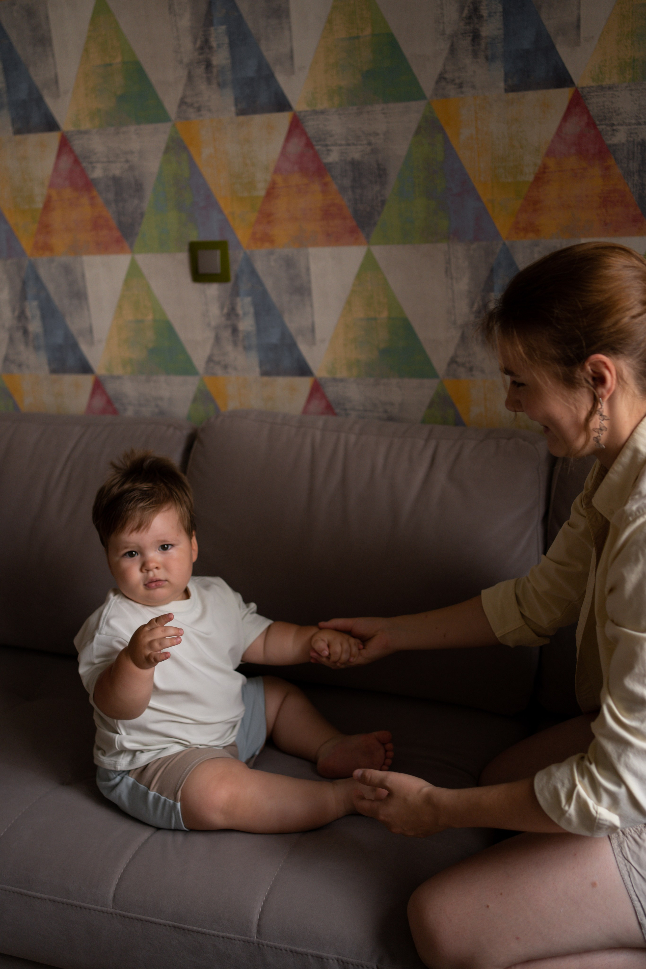 Алина и Дима. Фотограф грудного вскармливания в Москве Екатерина