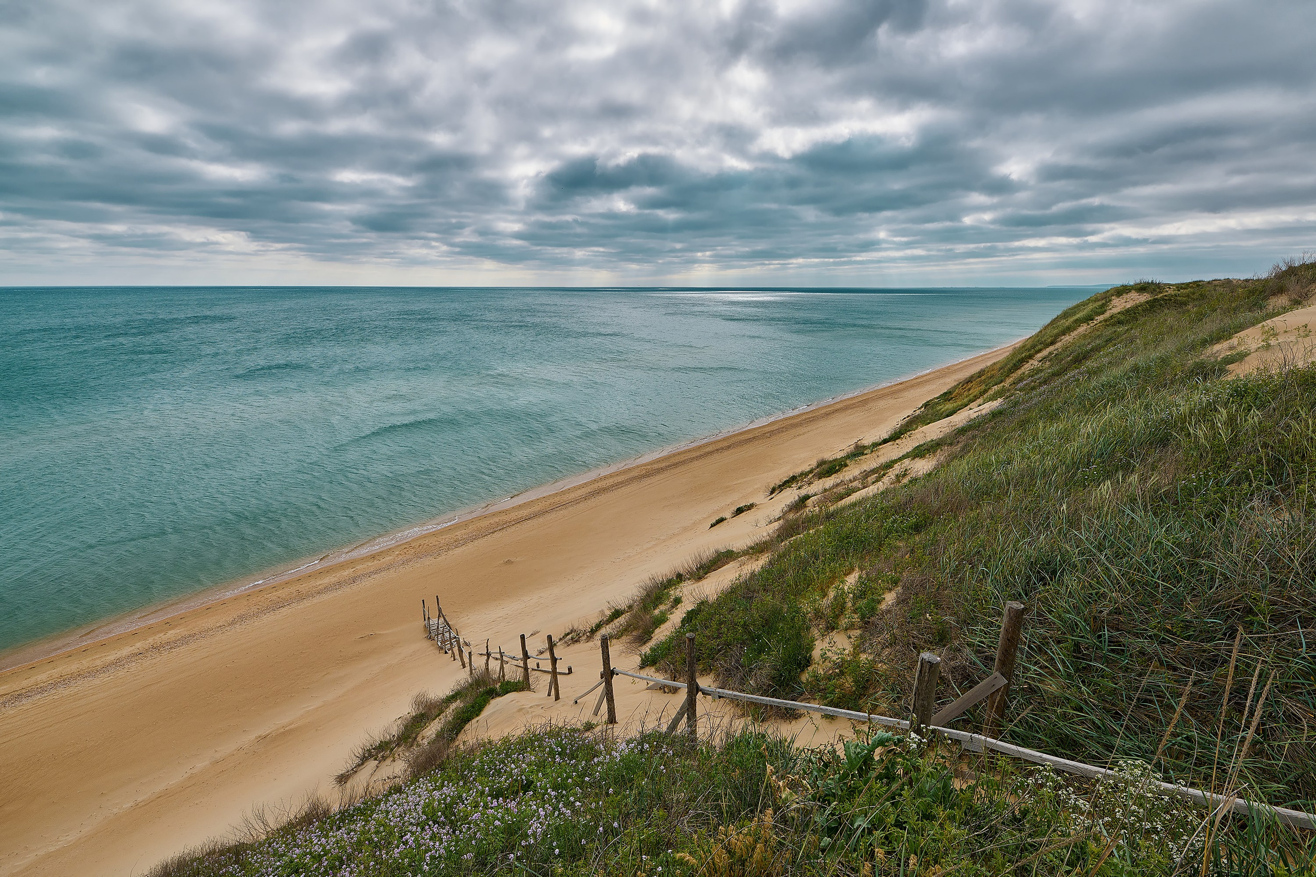 станица Благовещенская, Бугазская коса, пляж