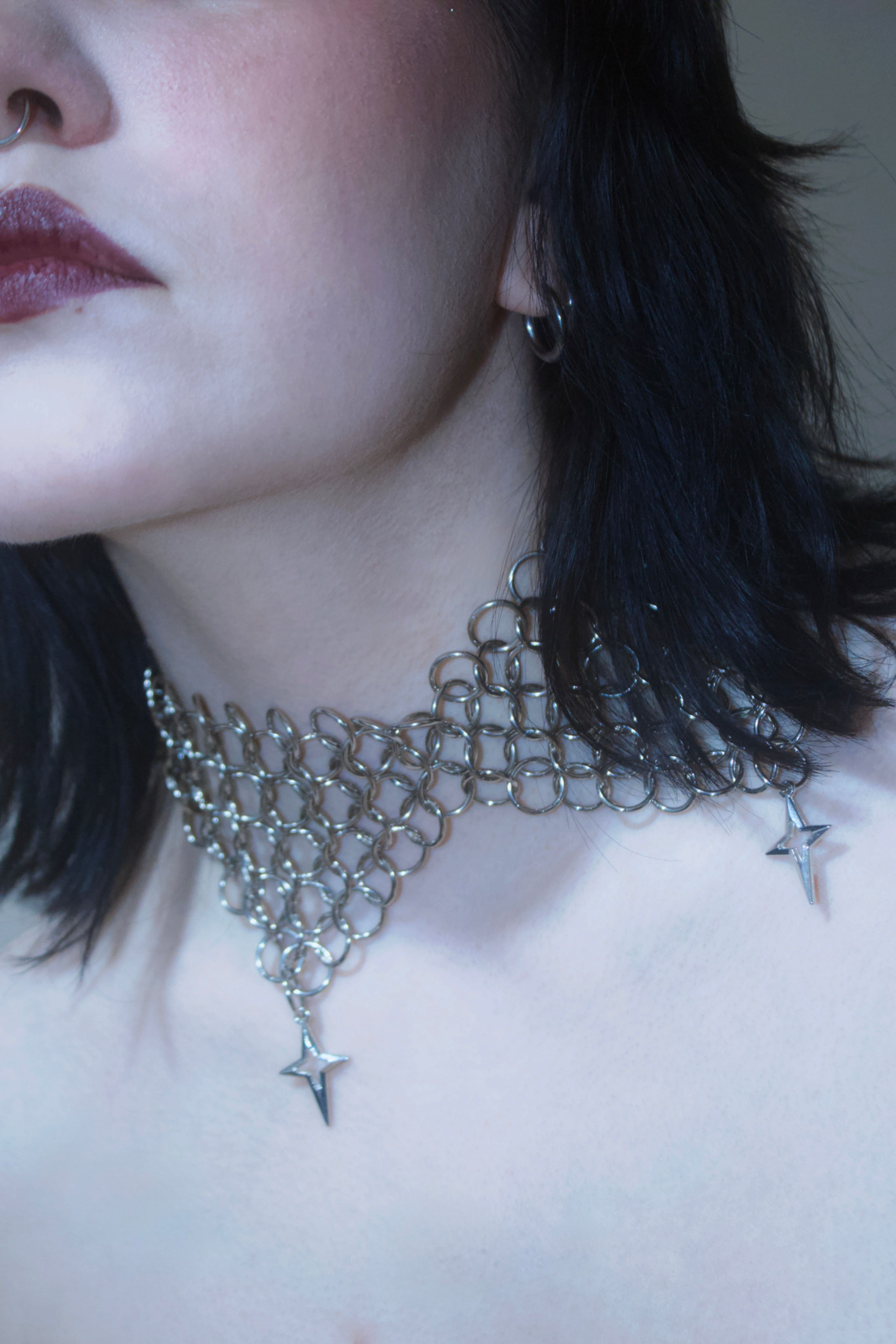 Чокеры из кольчуги. Украшения из кольчуги в Москве Соня Спросонья