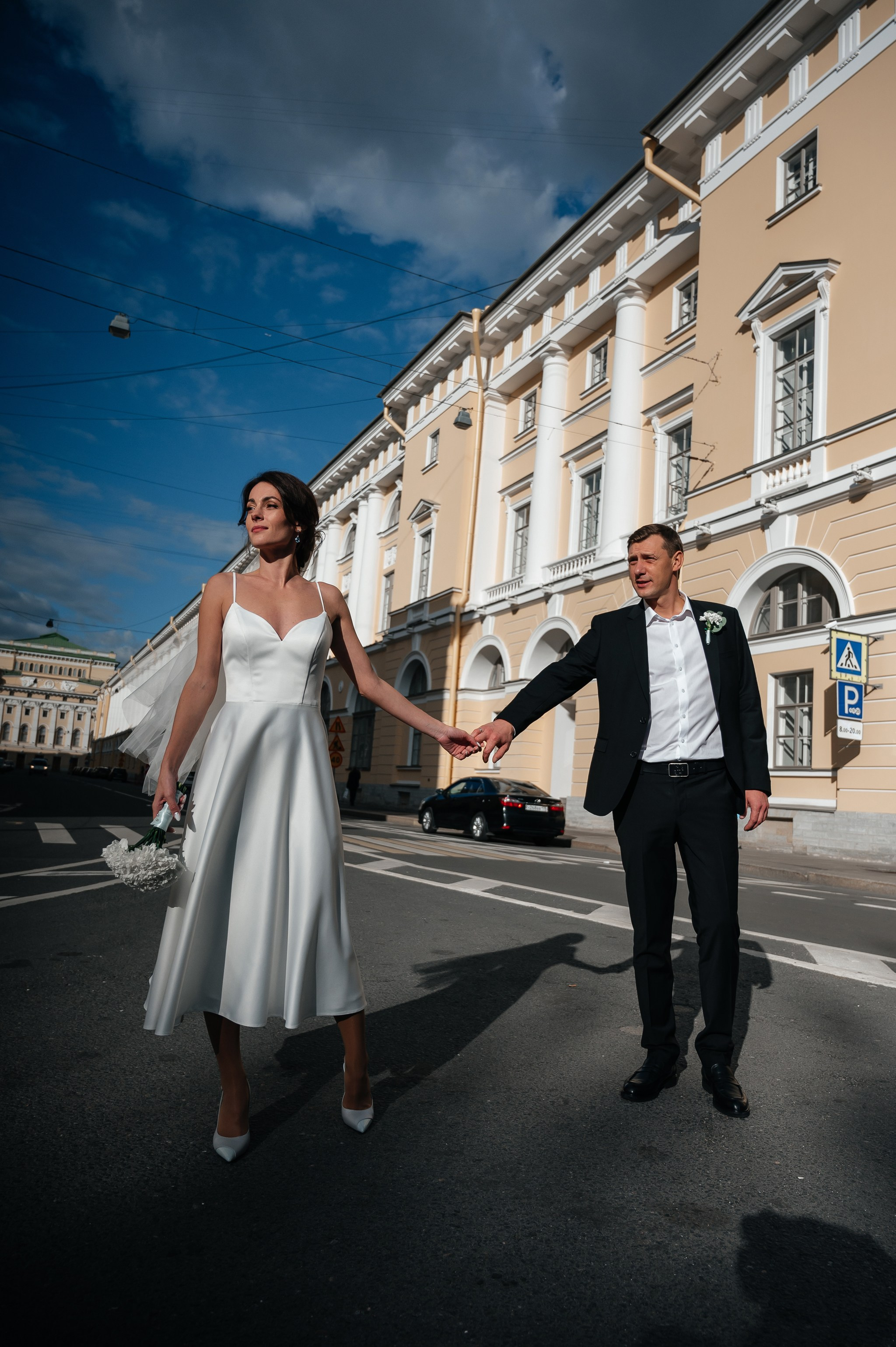 Свадебная фотопрогулка. Свадебный и семейный фотограф из Санкт-Петербурга Климов Анатолий