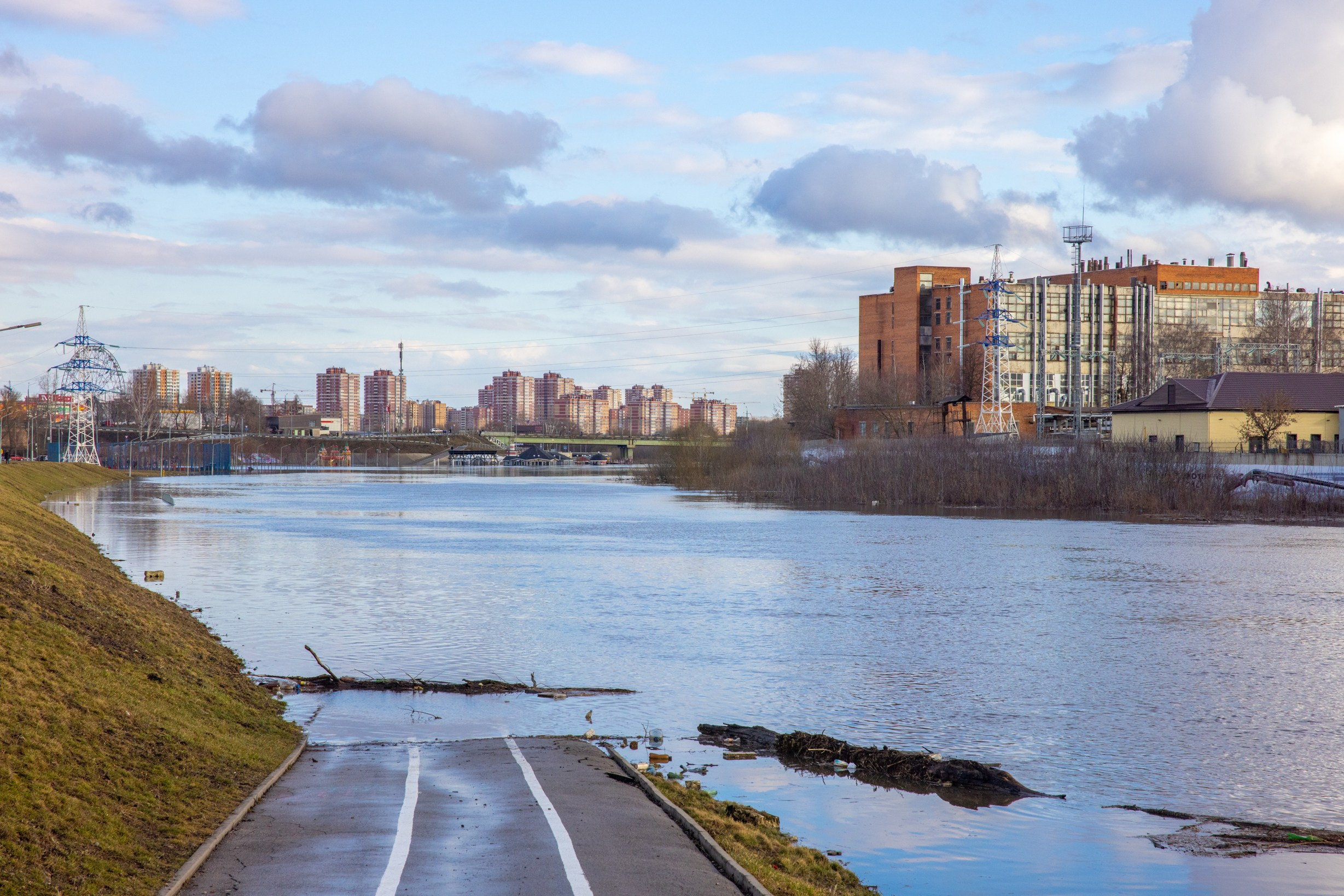 Паводок на Оке. Фотограф в Туле Крупский АнДРей. Фотостудия «КАДР71» в Туле
