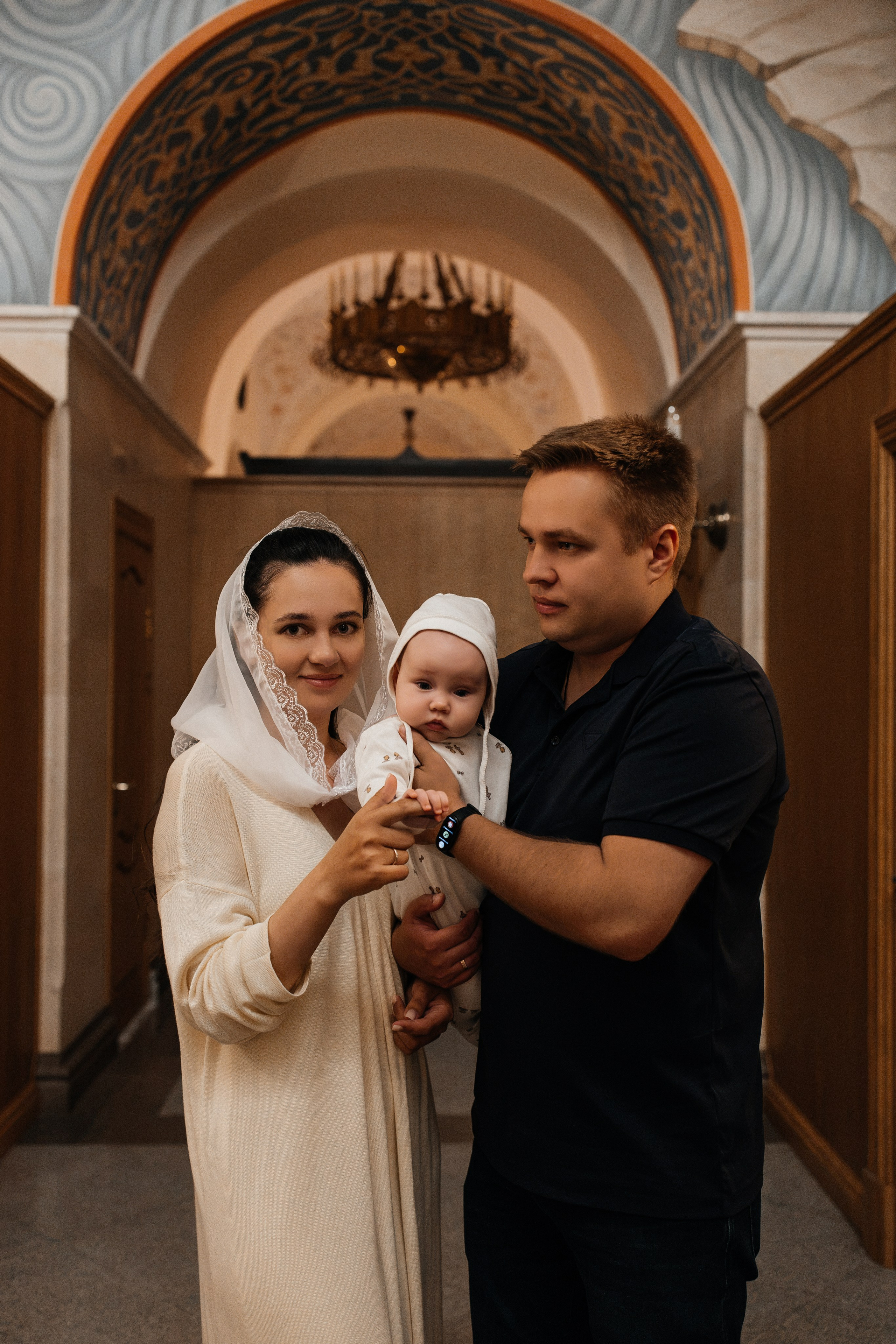 Крещение Анны. Семейный фотограф в Москве Алина Киблина